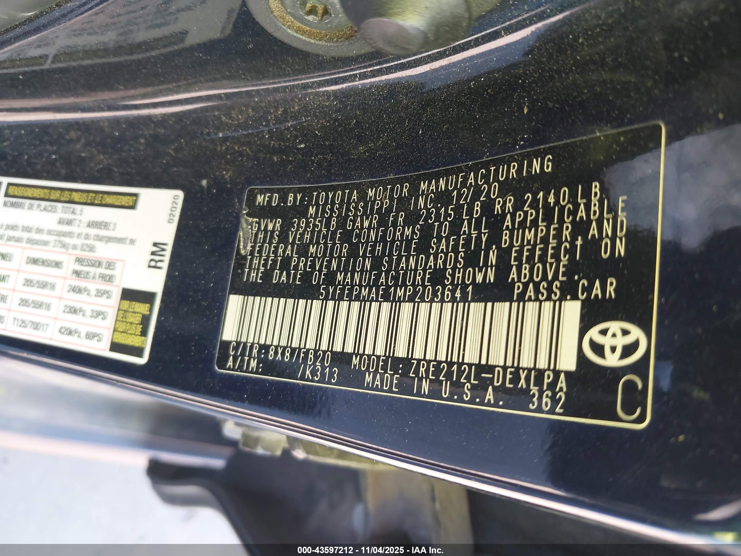 TOYOTA COROLLA image 9