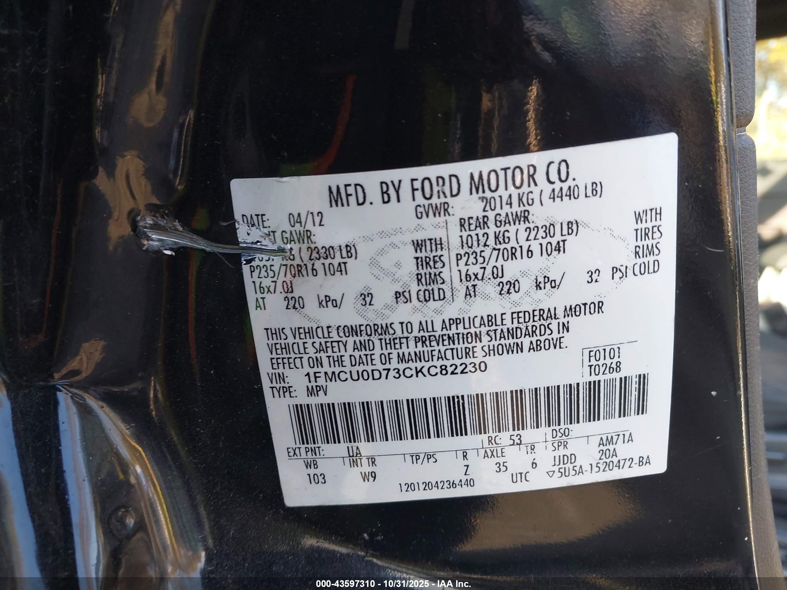 FORD ESCAPE image 9