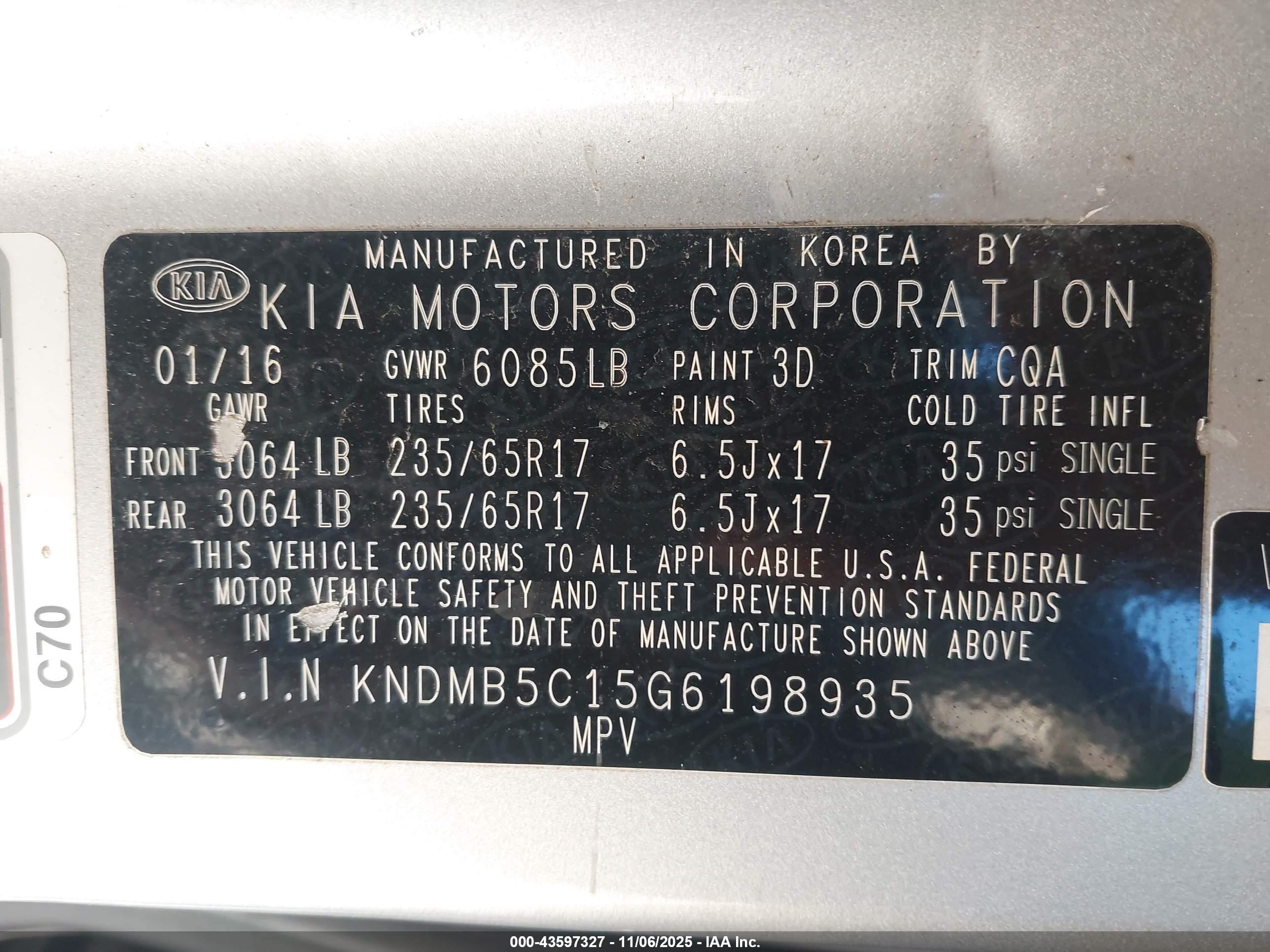KIA SEDONA image 9