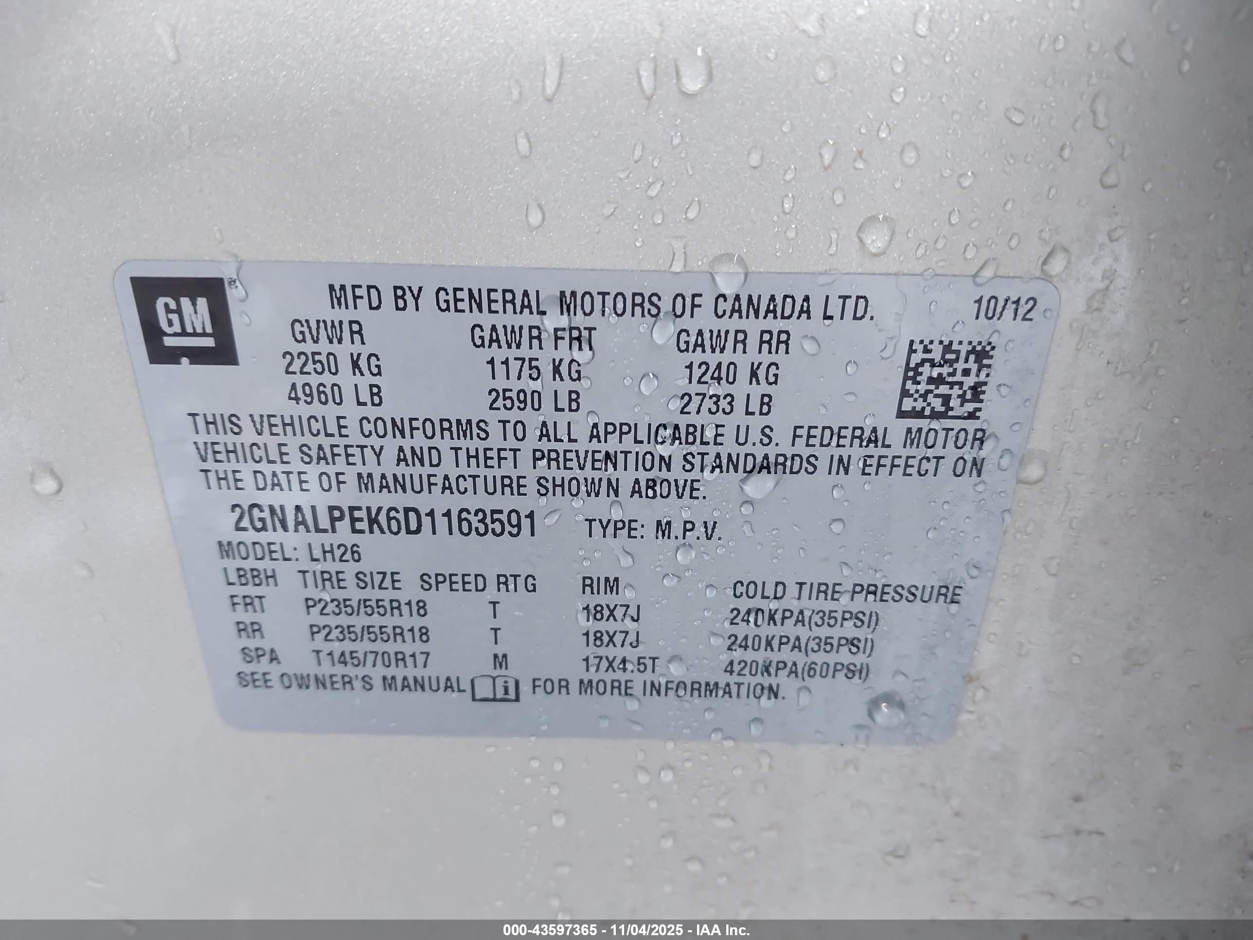 CHEVROLET EQUINOX image 9