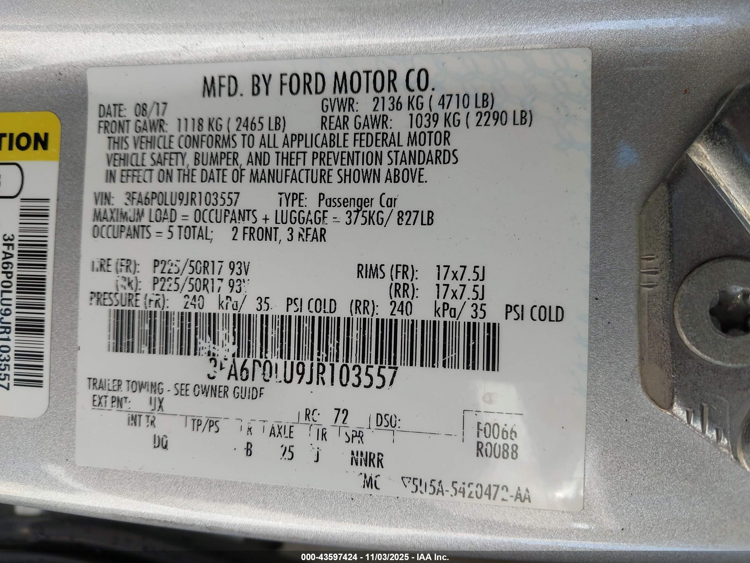 FORD FUSION image 9