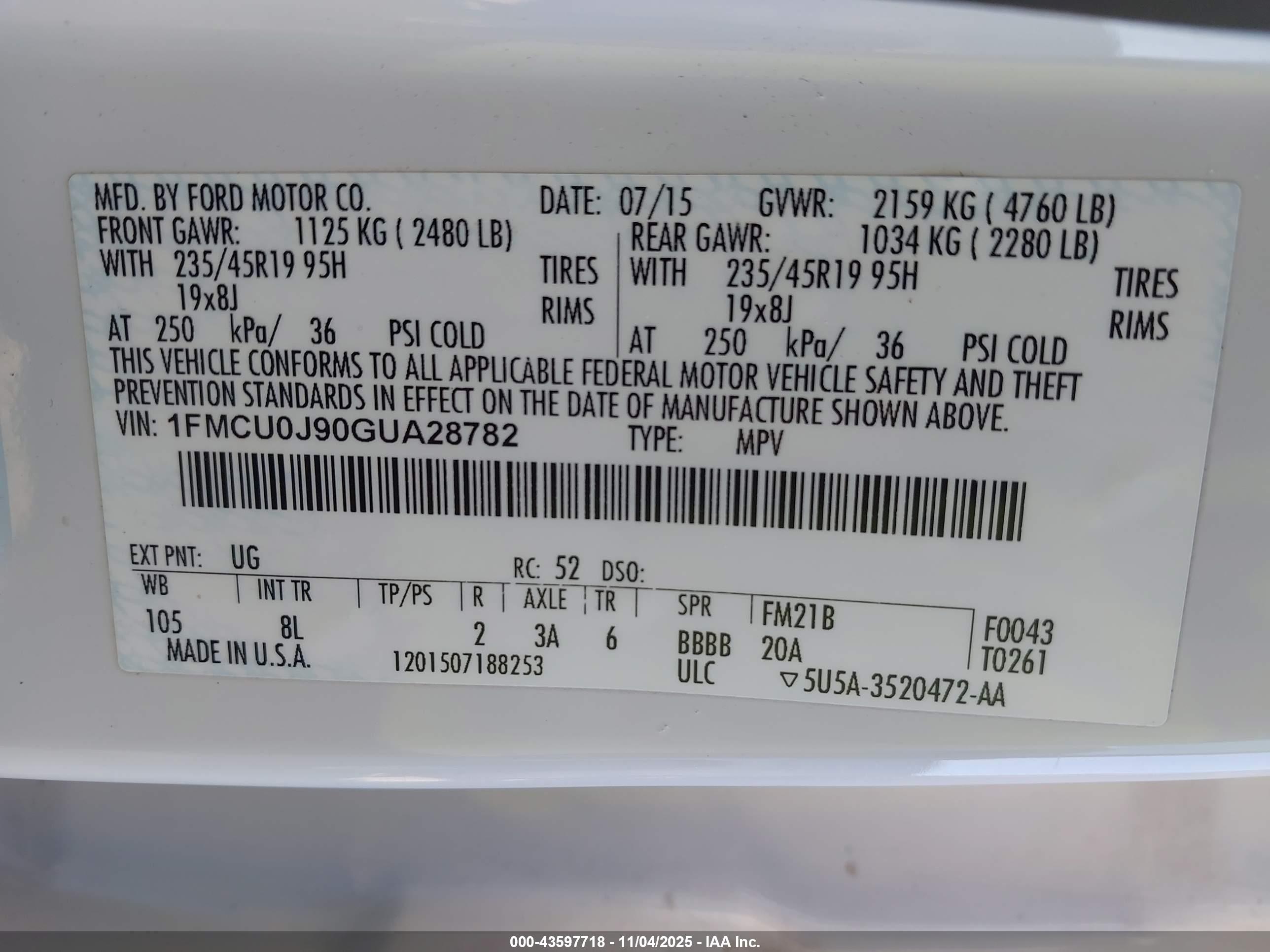 FORD ESCAPE image 9