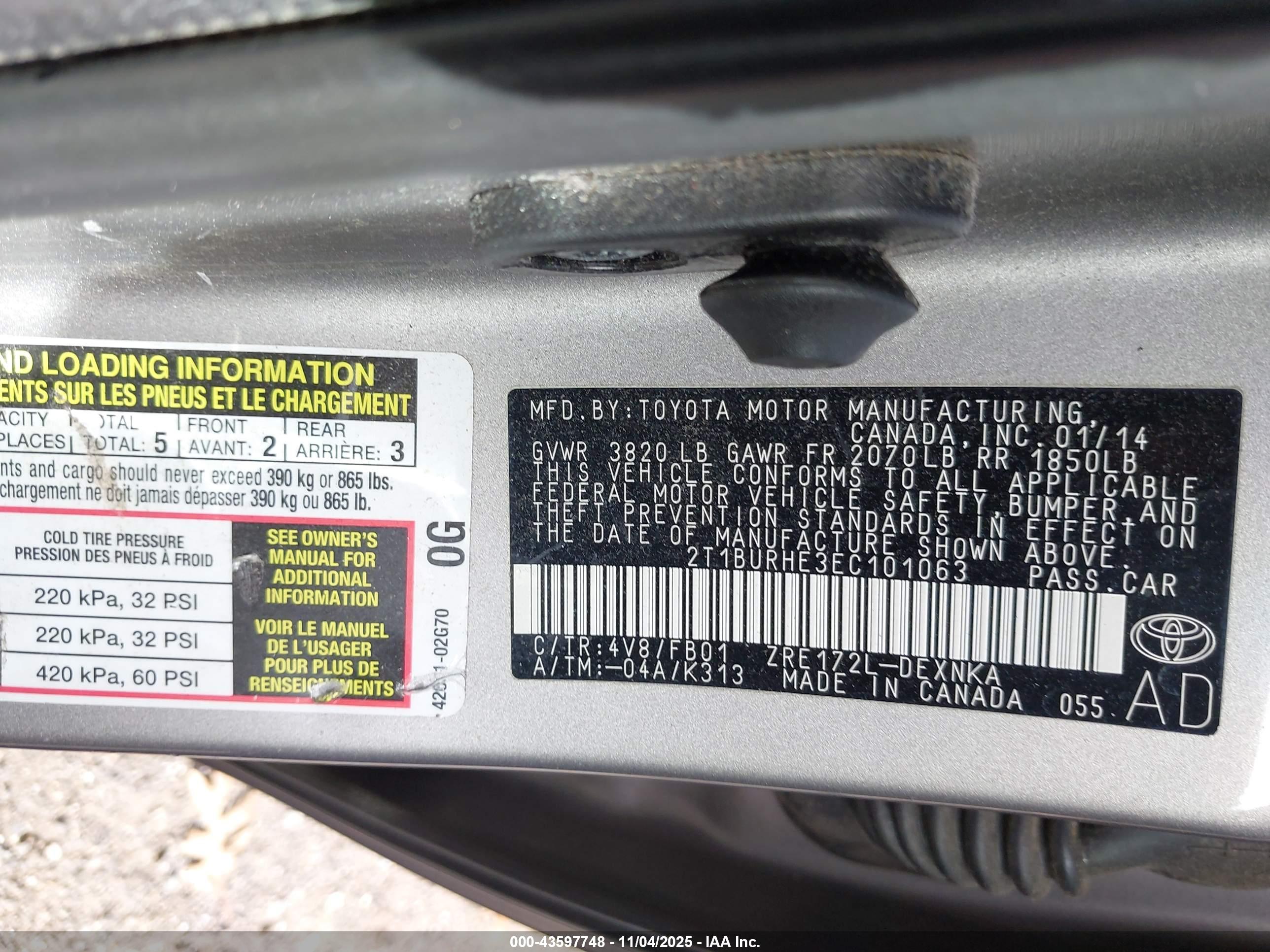 TOYOTA COROLLA image 9