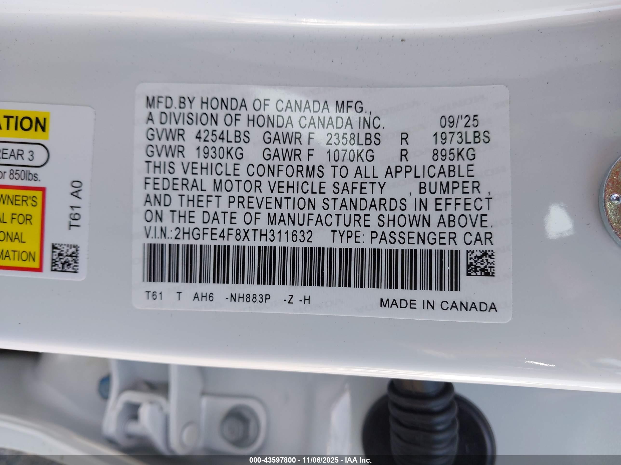 HONDA CIVIC image 9