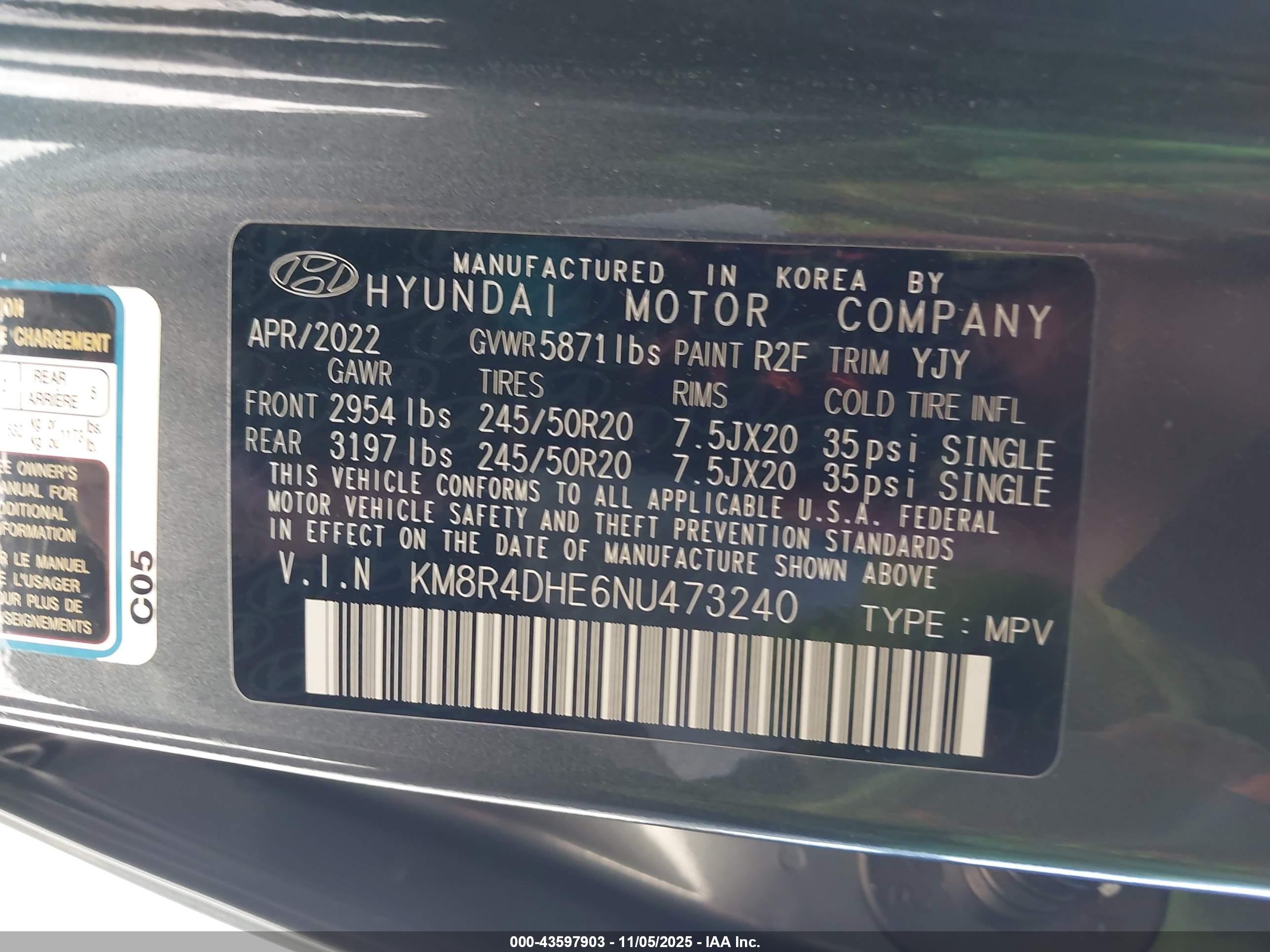 HYUNDAI PALISADE image 9