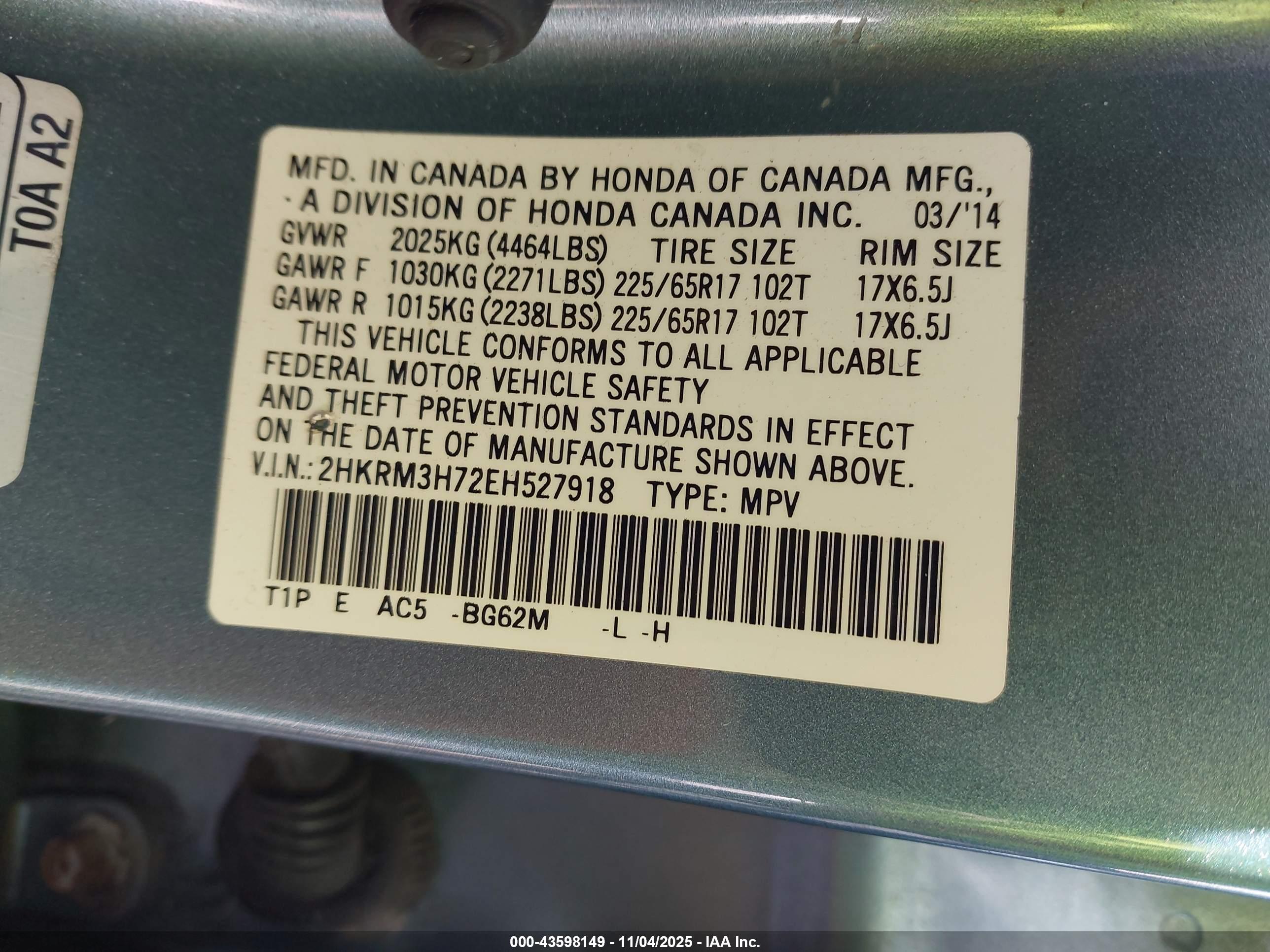 HONDA CR-V image 9