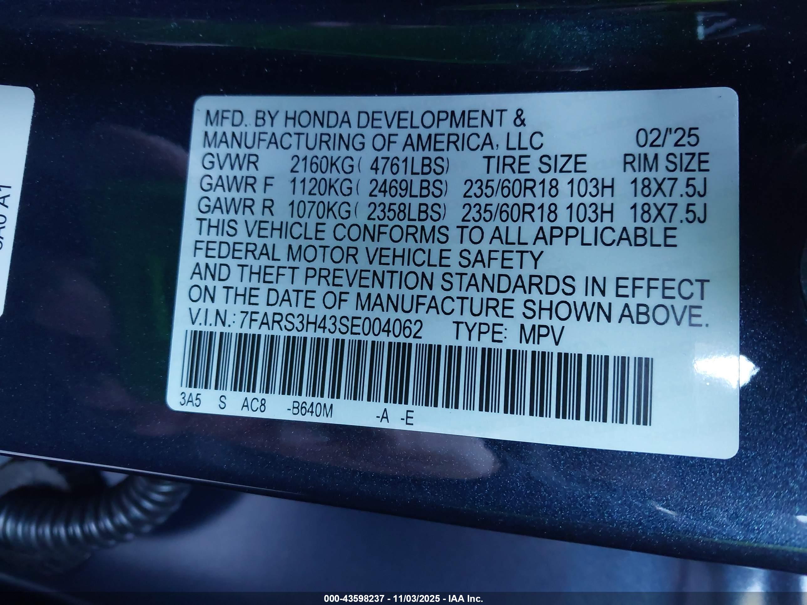 HONDA CR-V image 9