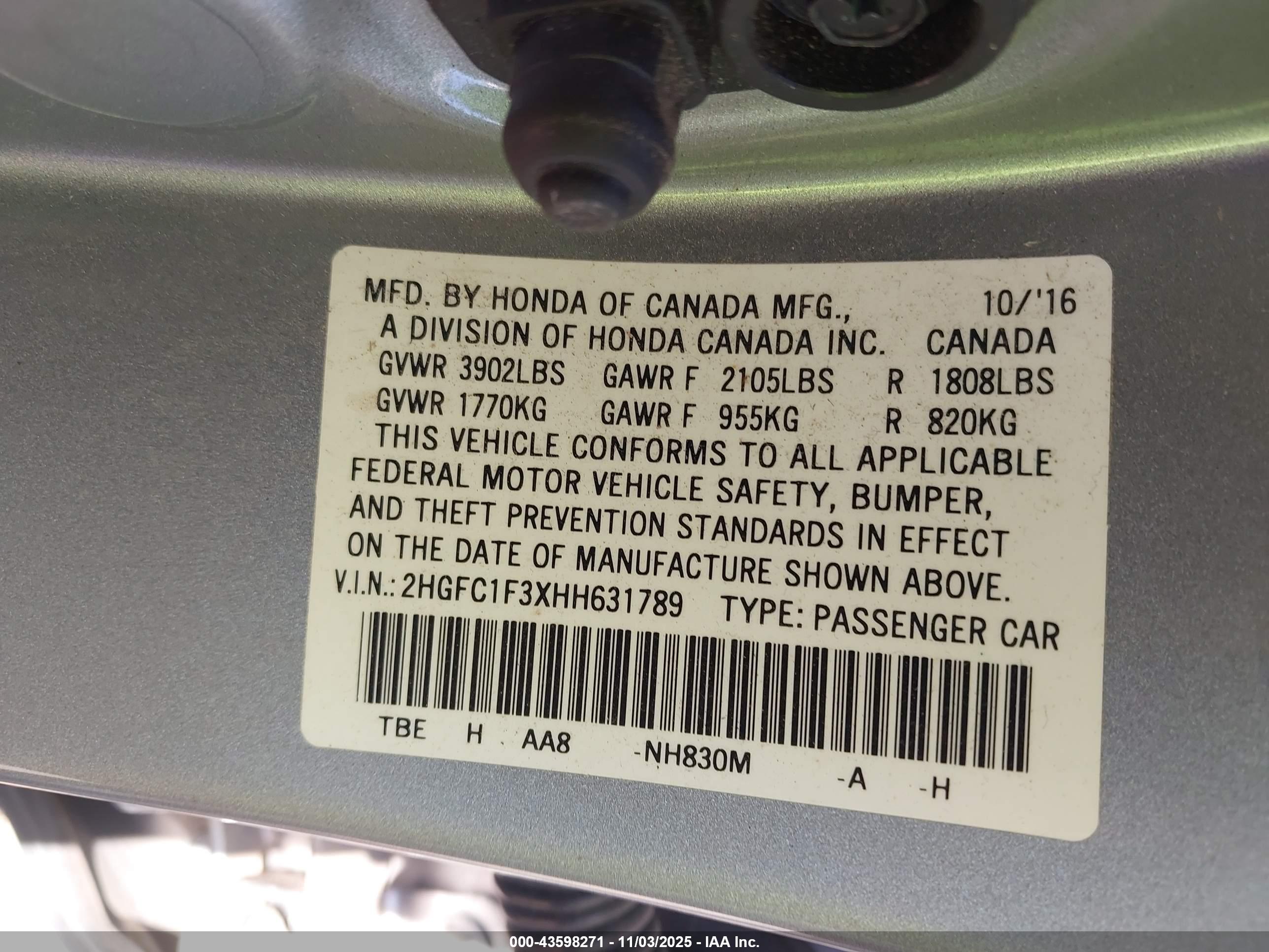 HONDA CIVIC image 9