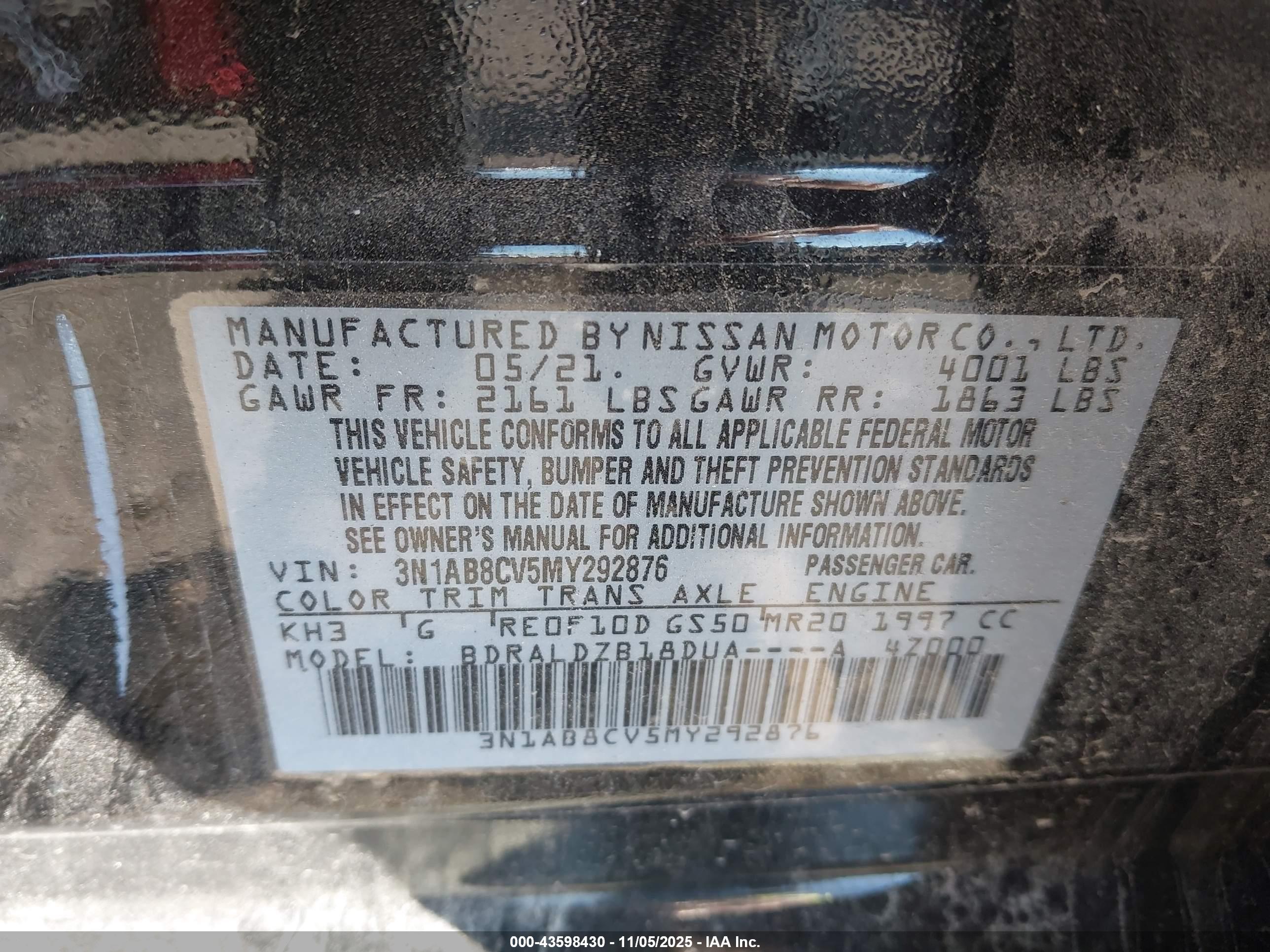 NISSAN SENTRA image 9