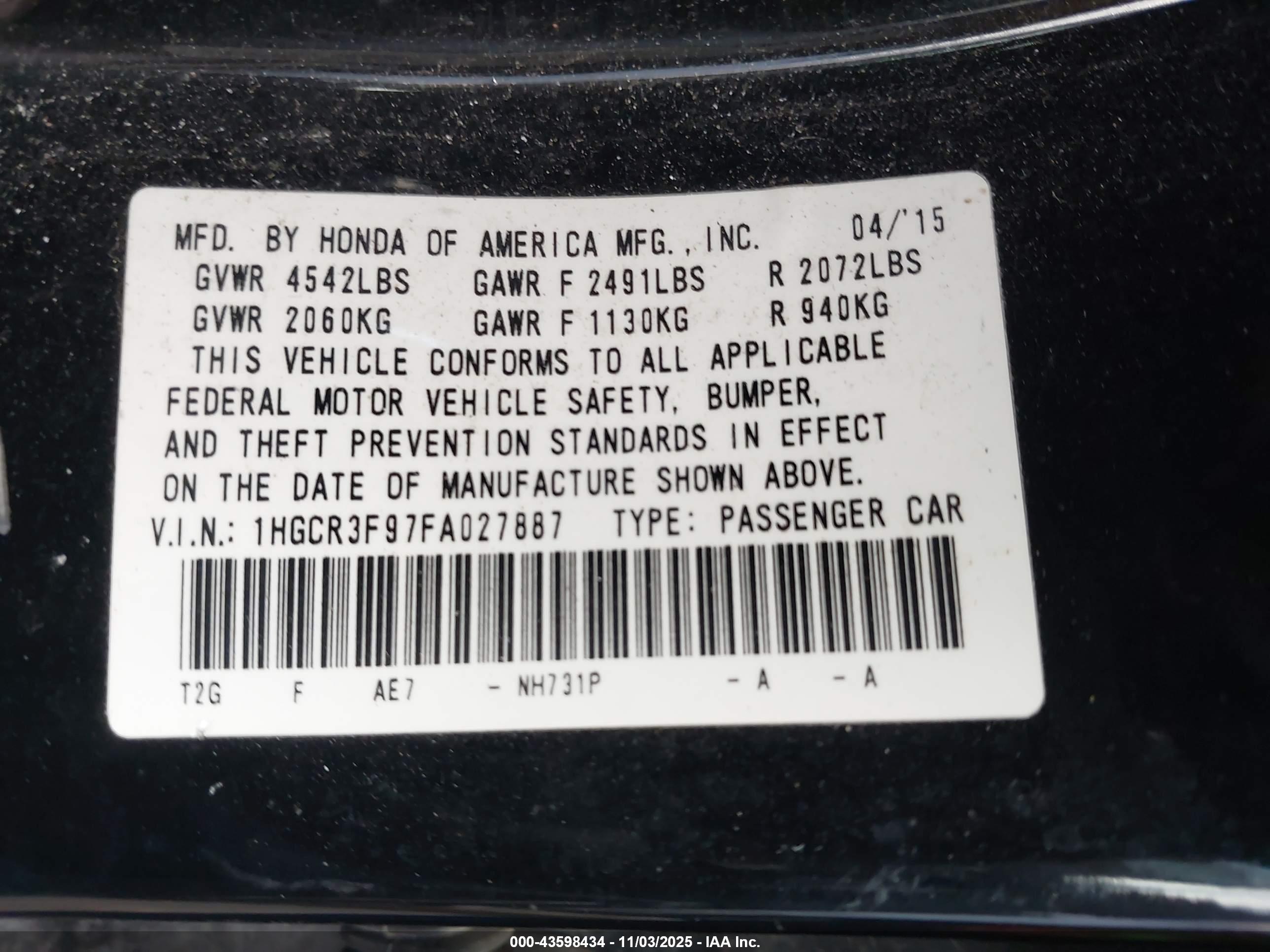 HONDA ACCORD image 9