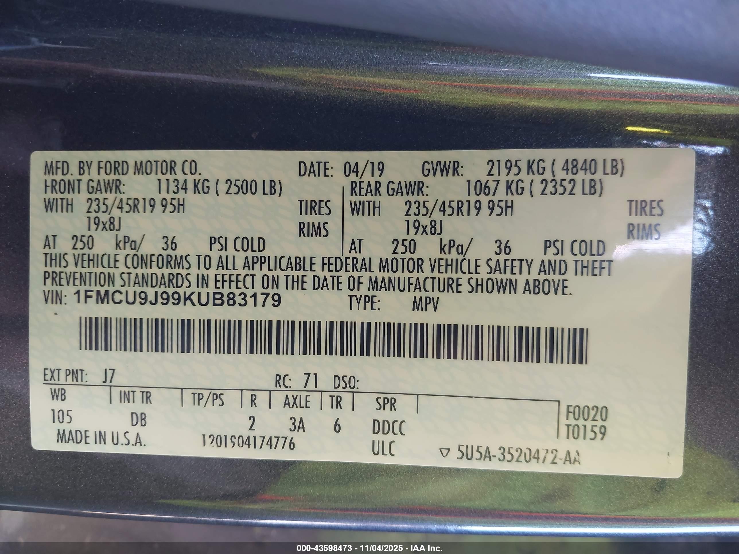 FORD ESCAPE image 9