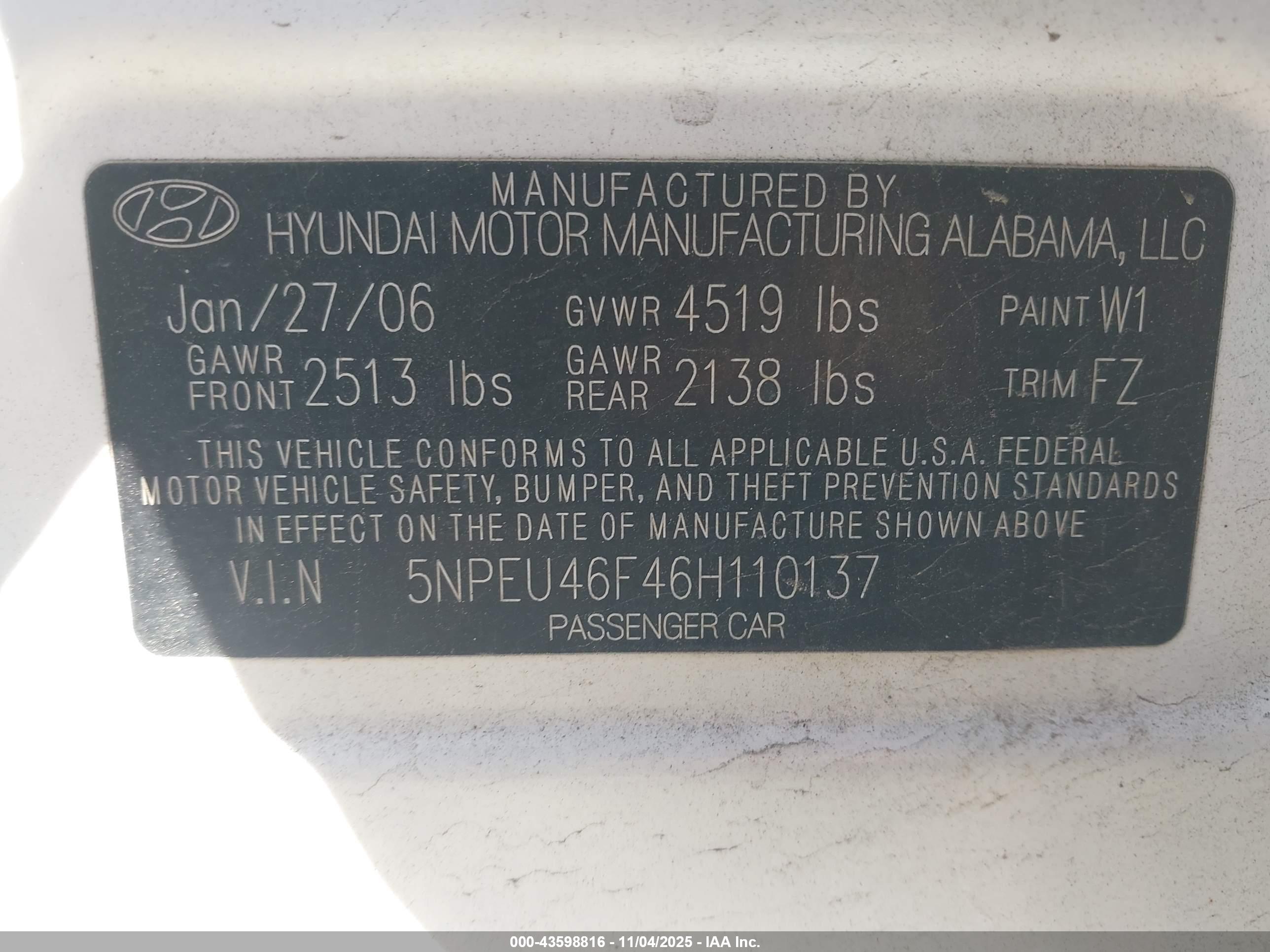 HYUNDAI SONATA image 9