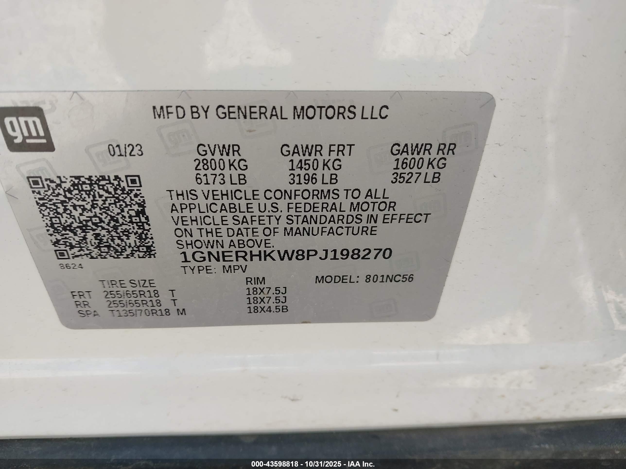 CHEVROLET TRAVERSE image 9