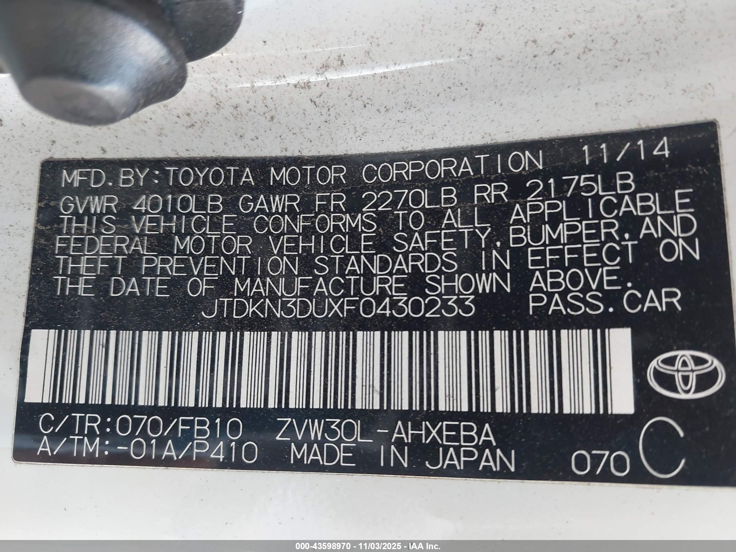 TOYOTA PRIUS image 9
