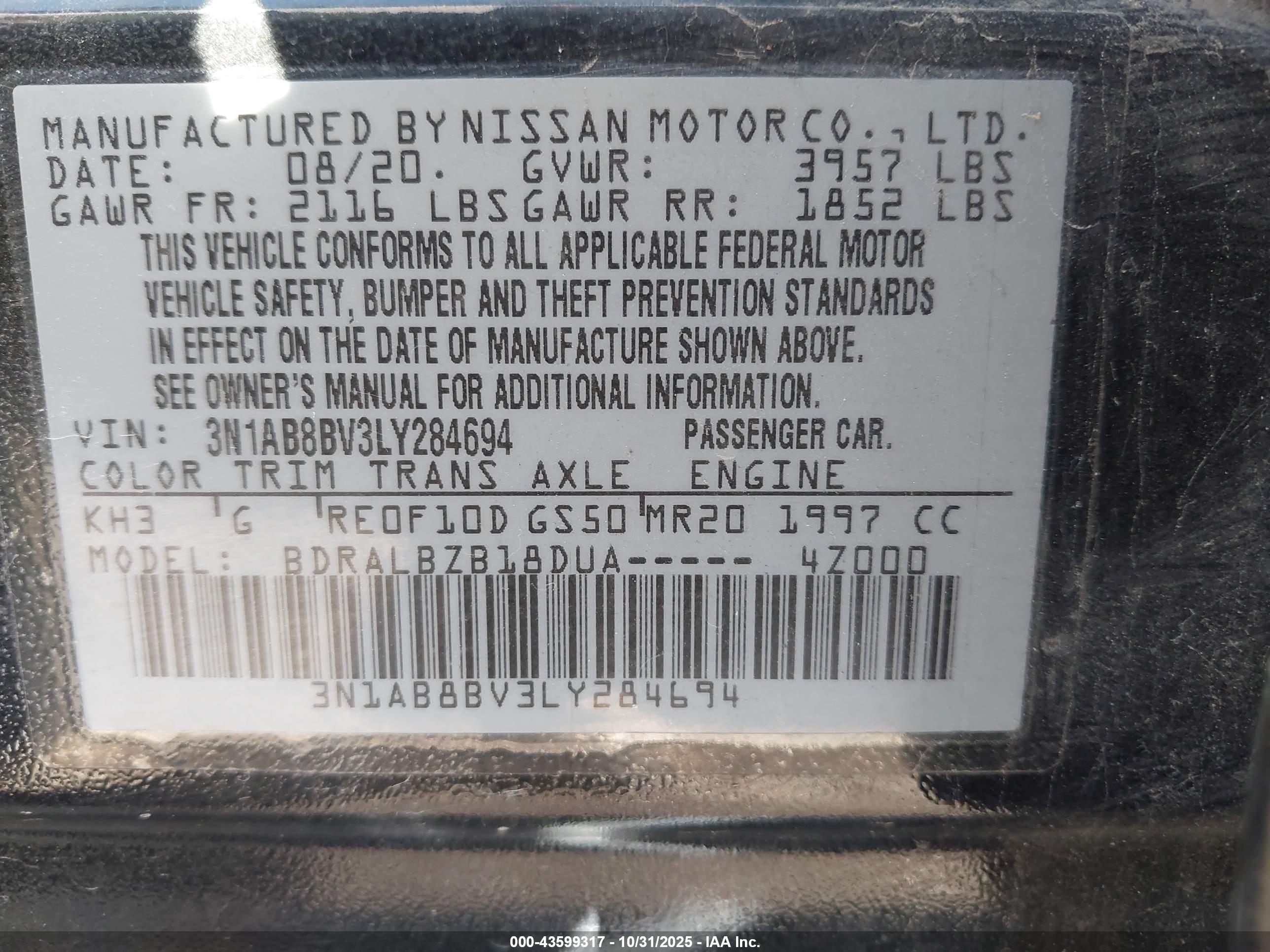 NISSAN SENTRA image 9