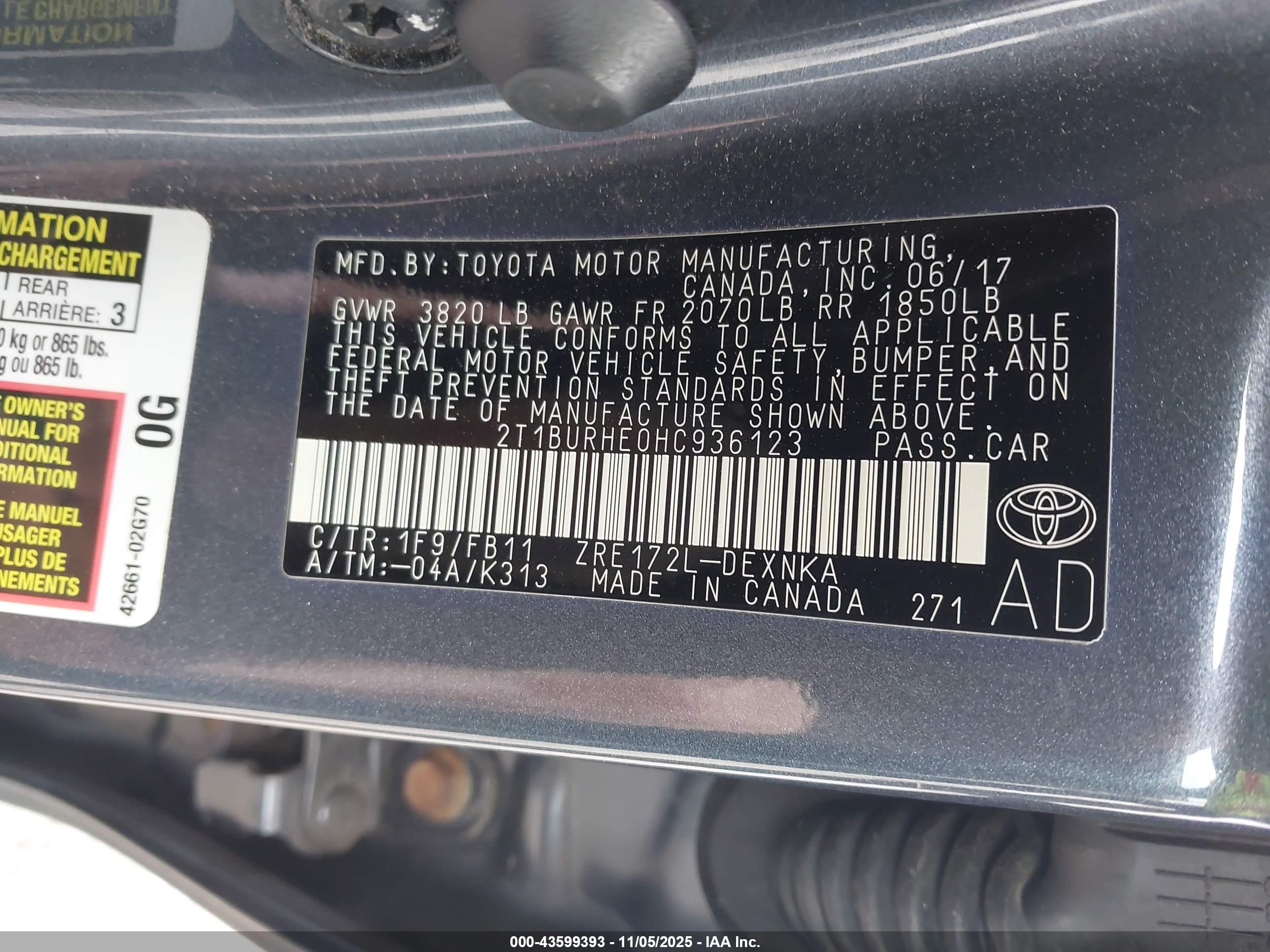 TOYOTA COROLLA image 9
