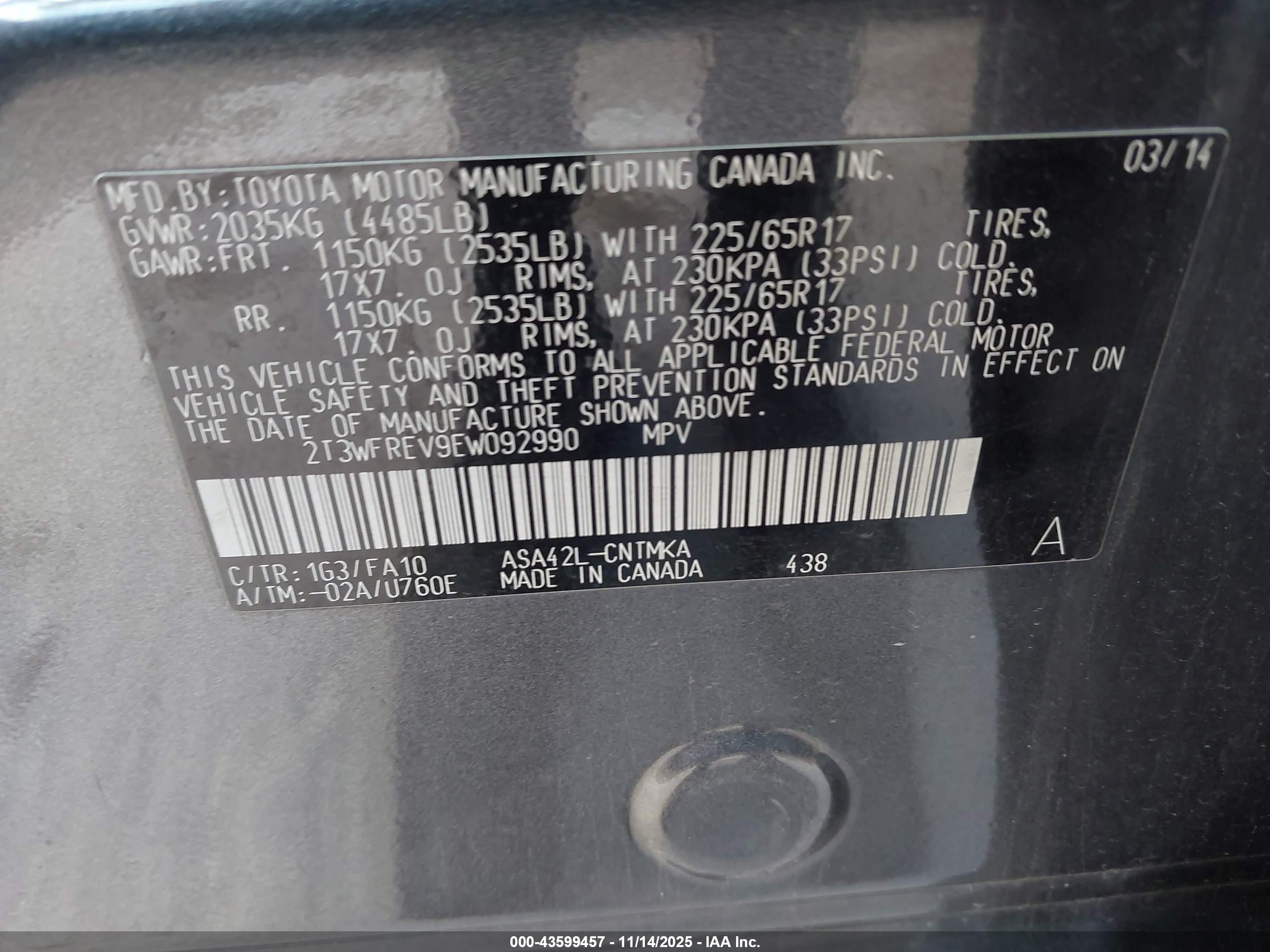 TOYOTA RAV4 image 9