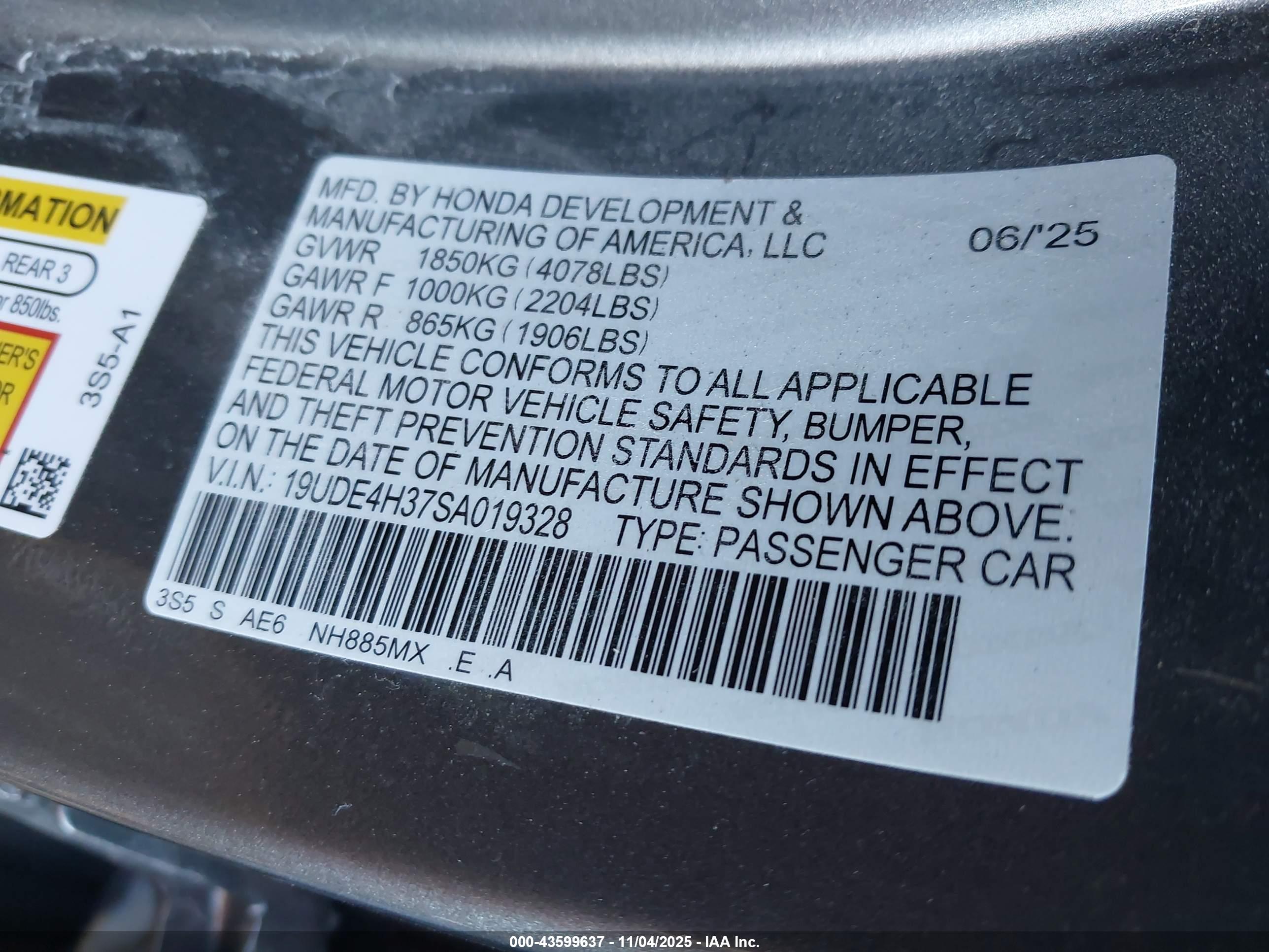 ACURA INTEGRA image 9