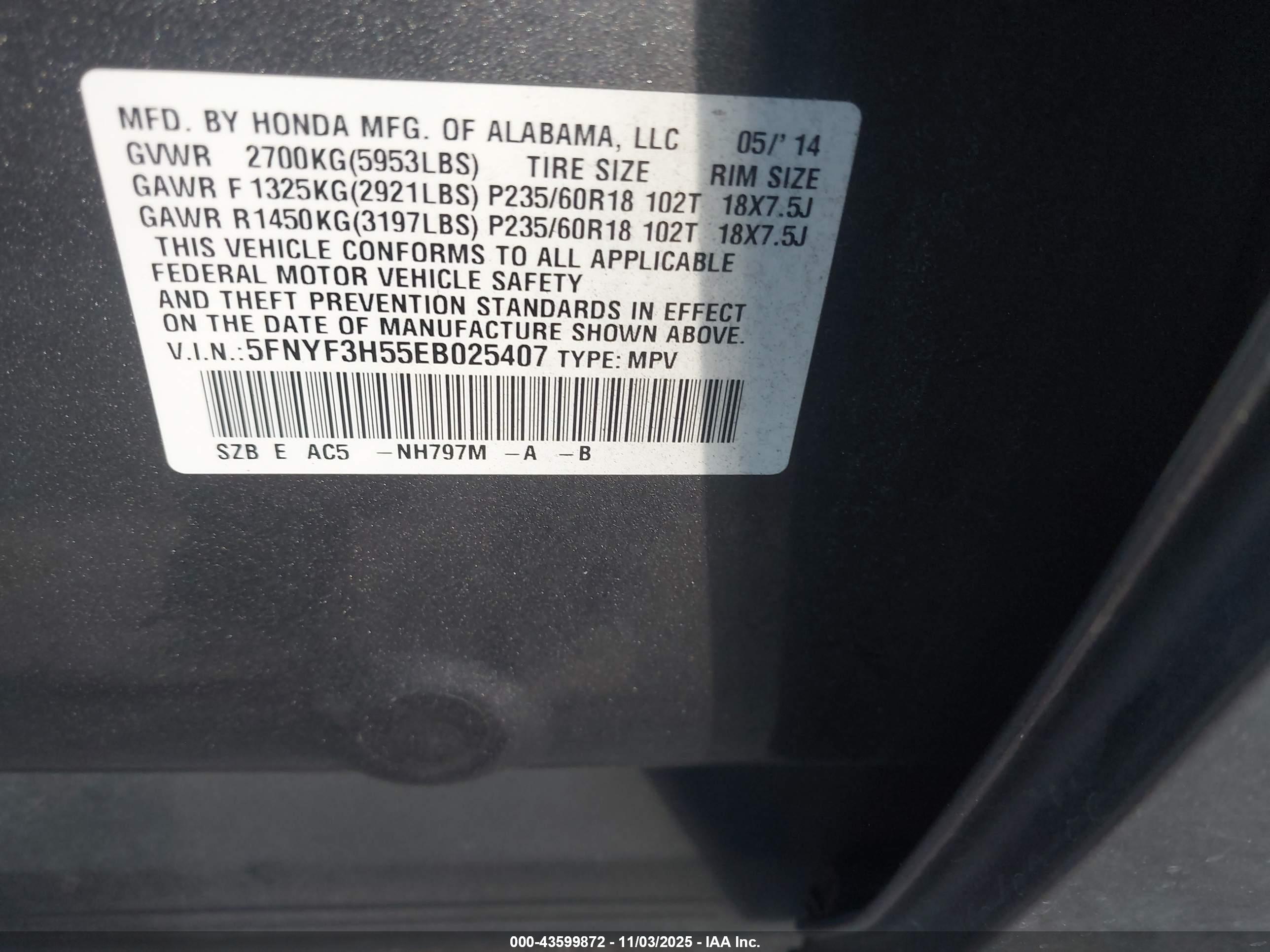 HONDA PILOT image 9
