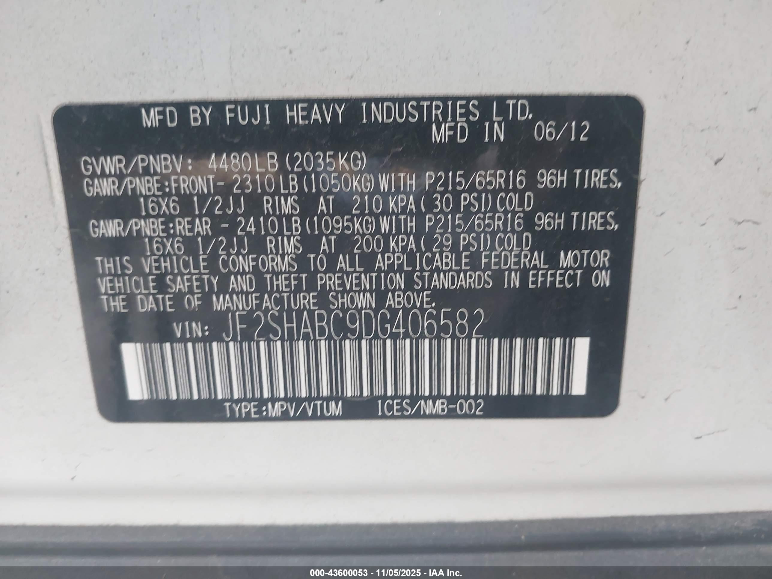 SUBARU FORESTER image 9