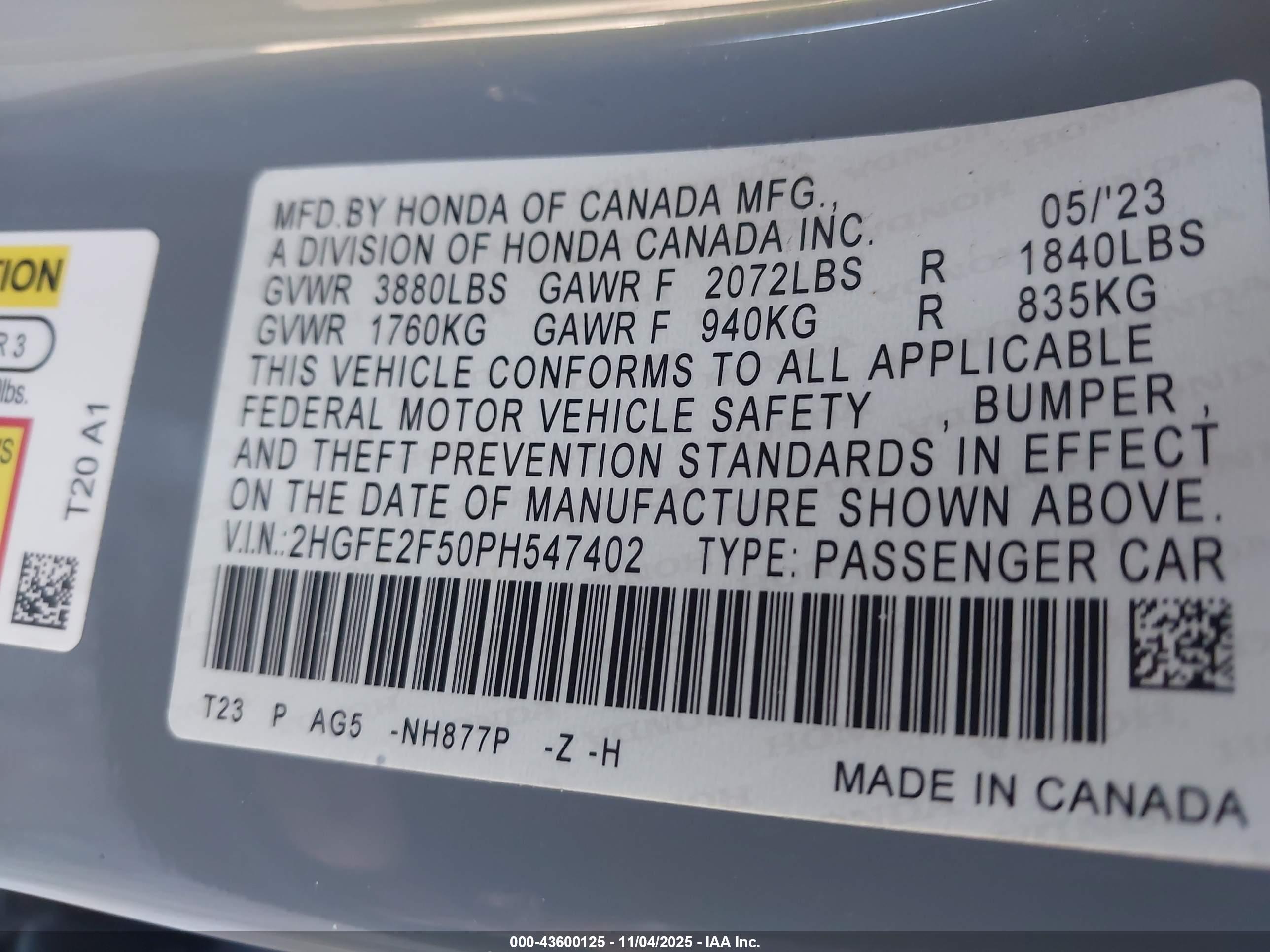 HONDA CIVIC image 9