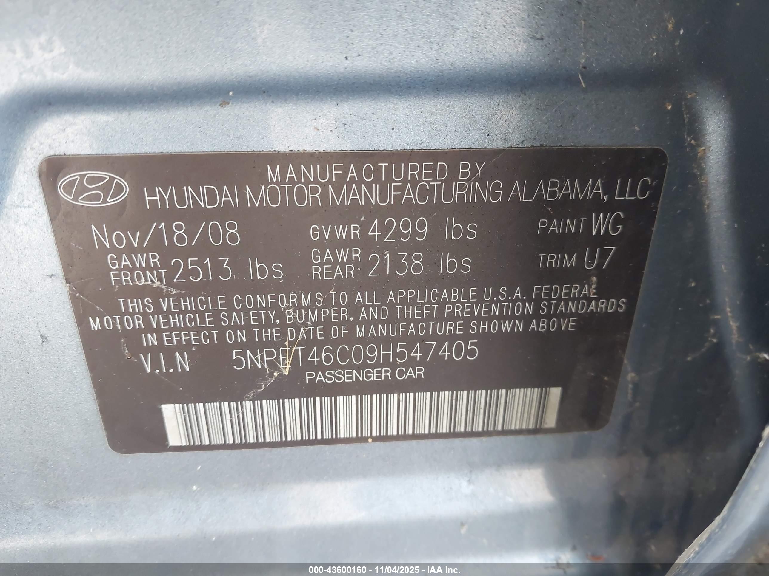 HYUNDAI SONATA image 9