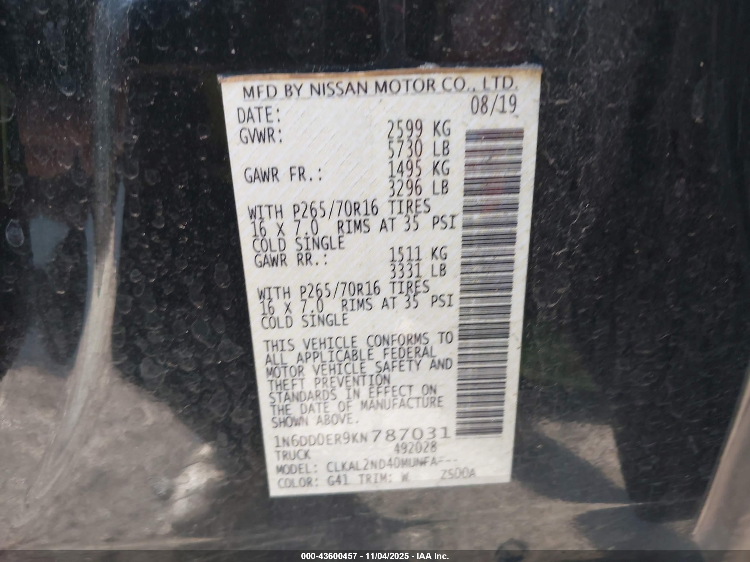 NISSAN FRONTIER image 9