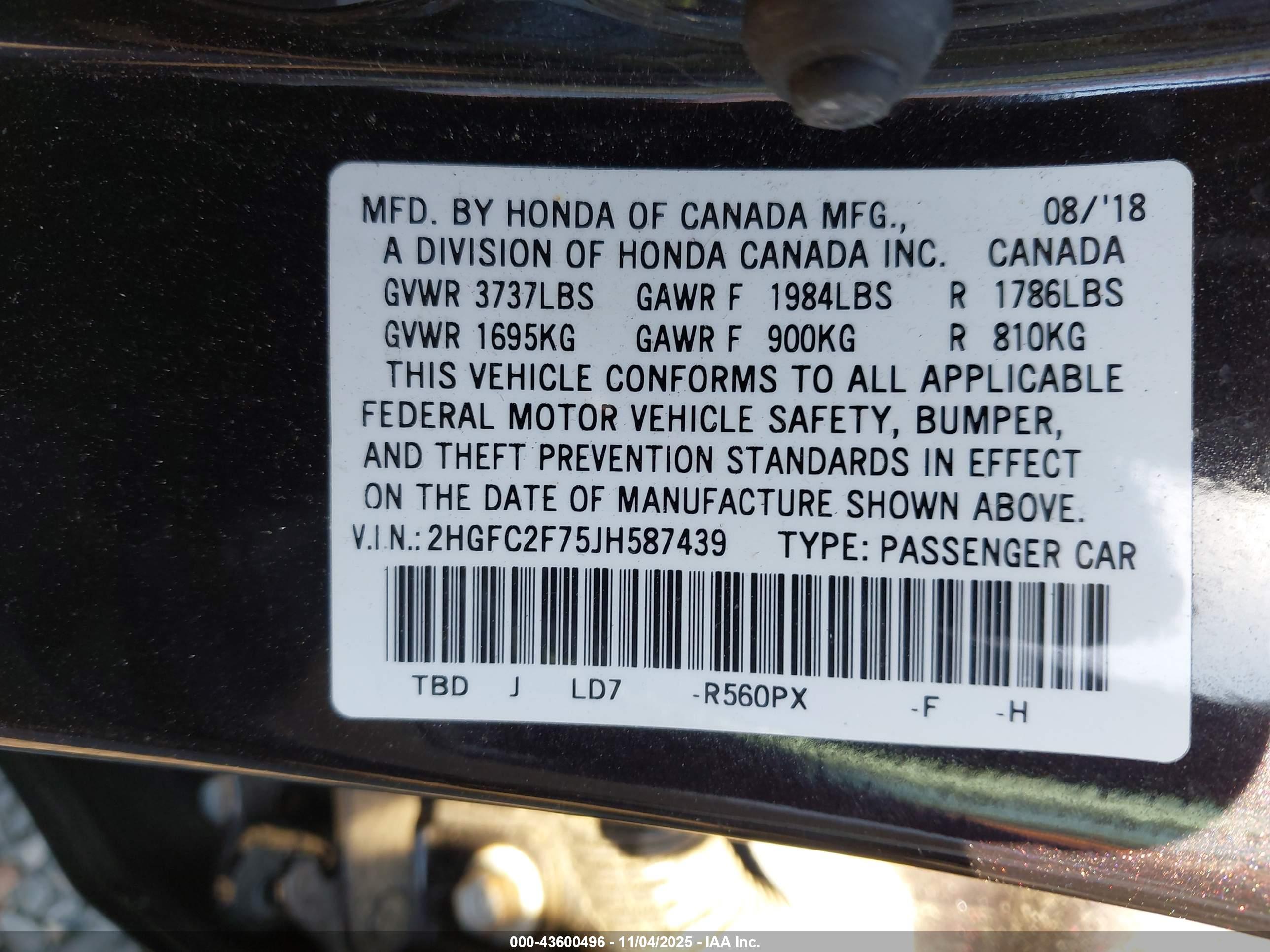 HONDA CIVIC image 9