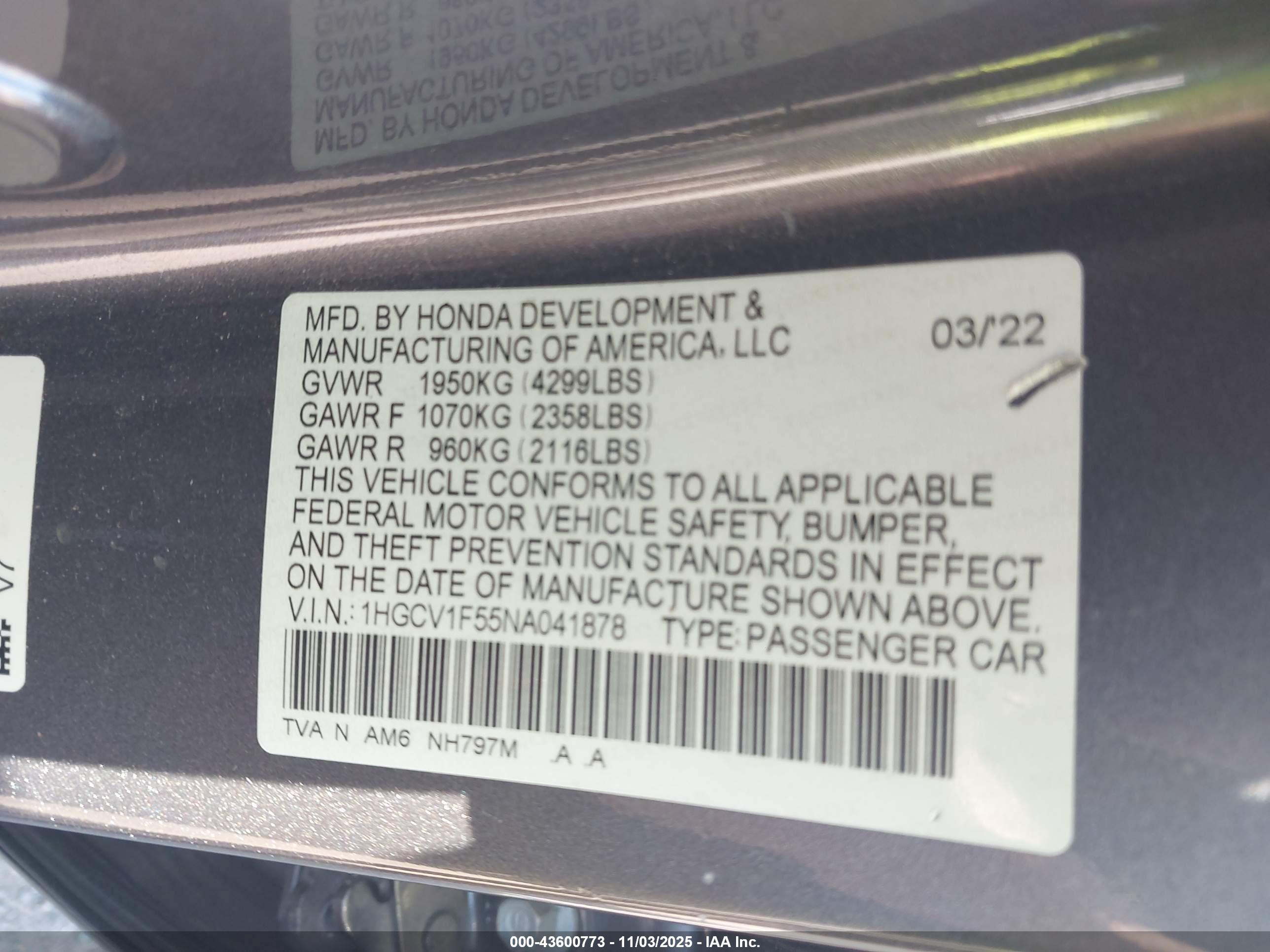 HONDA ACCORD image 9
