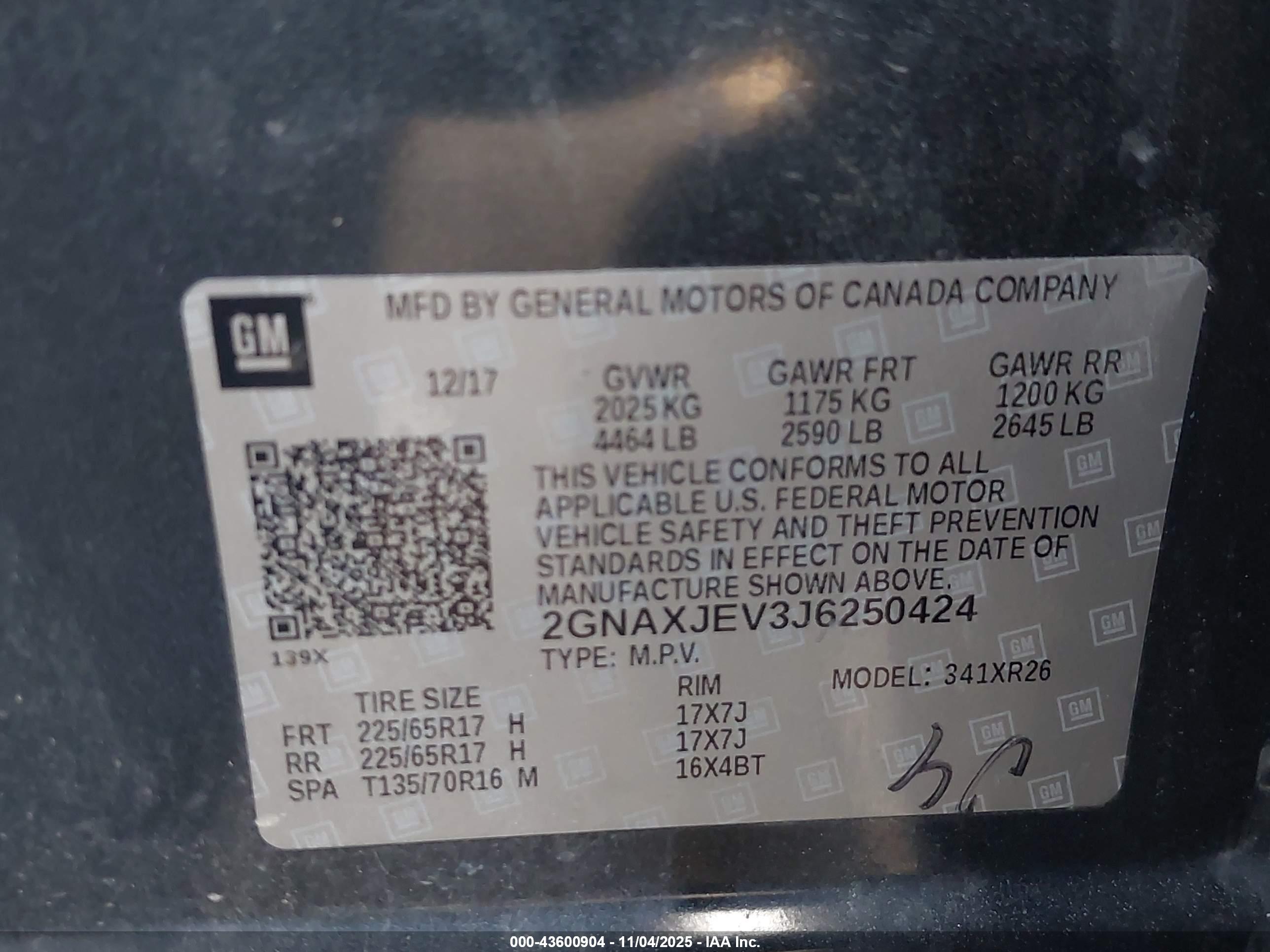 CHEVROLET EQUINOX image 9