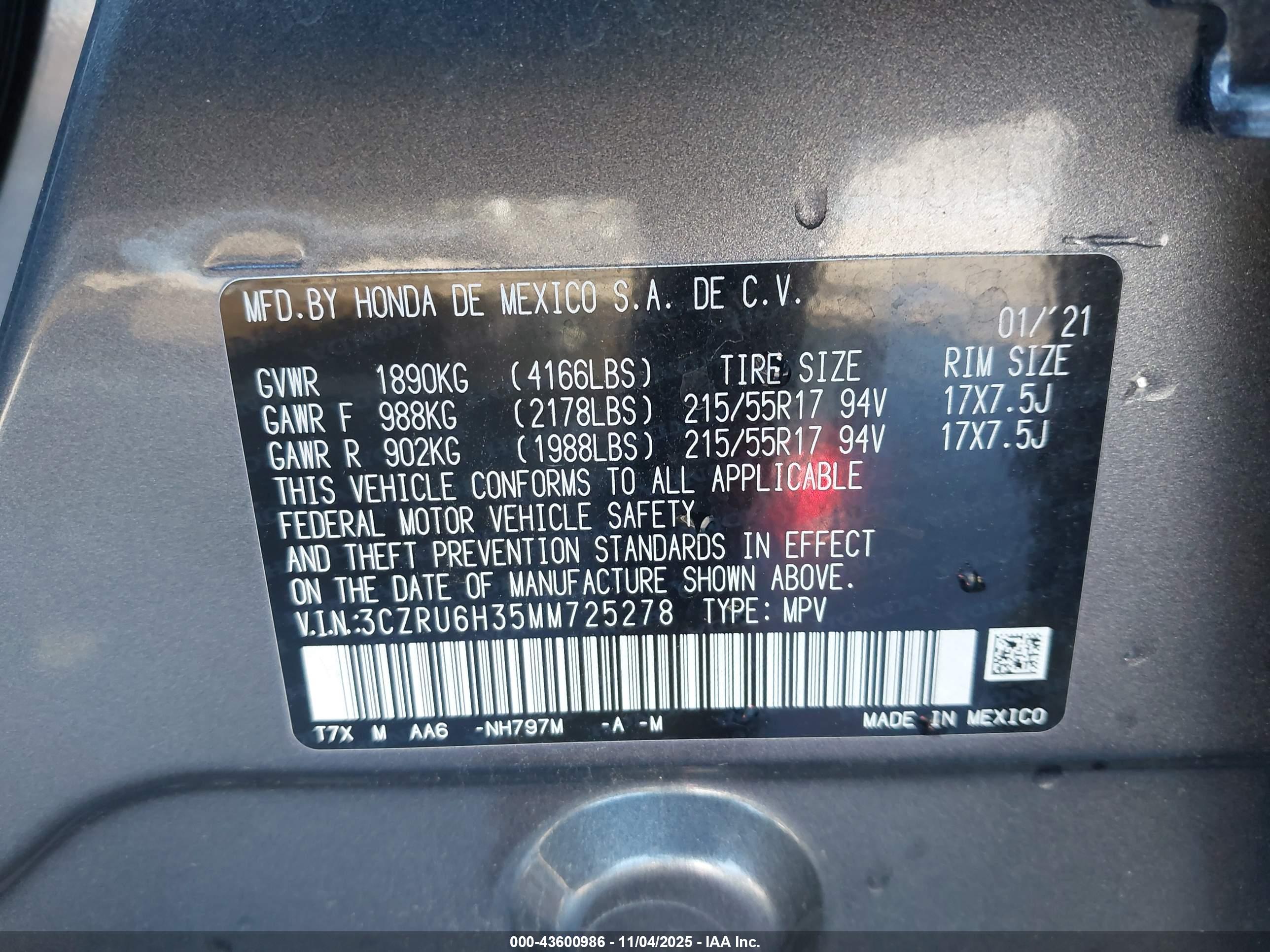 HONDA HR-V image 9