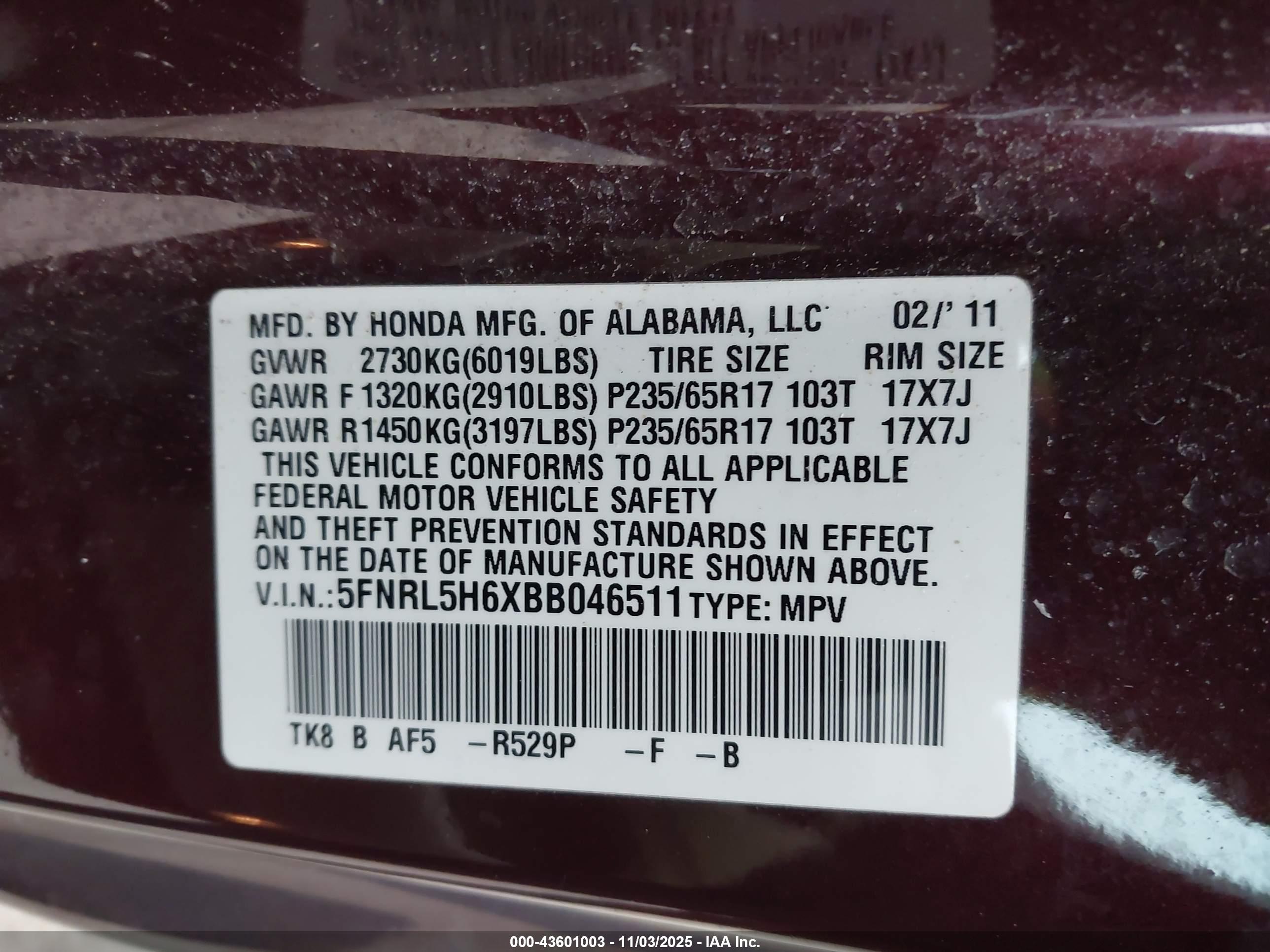 HONDA ODYSSEY image 9