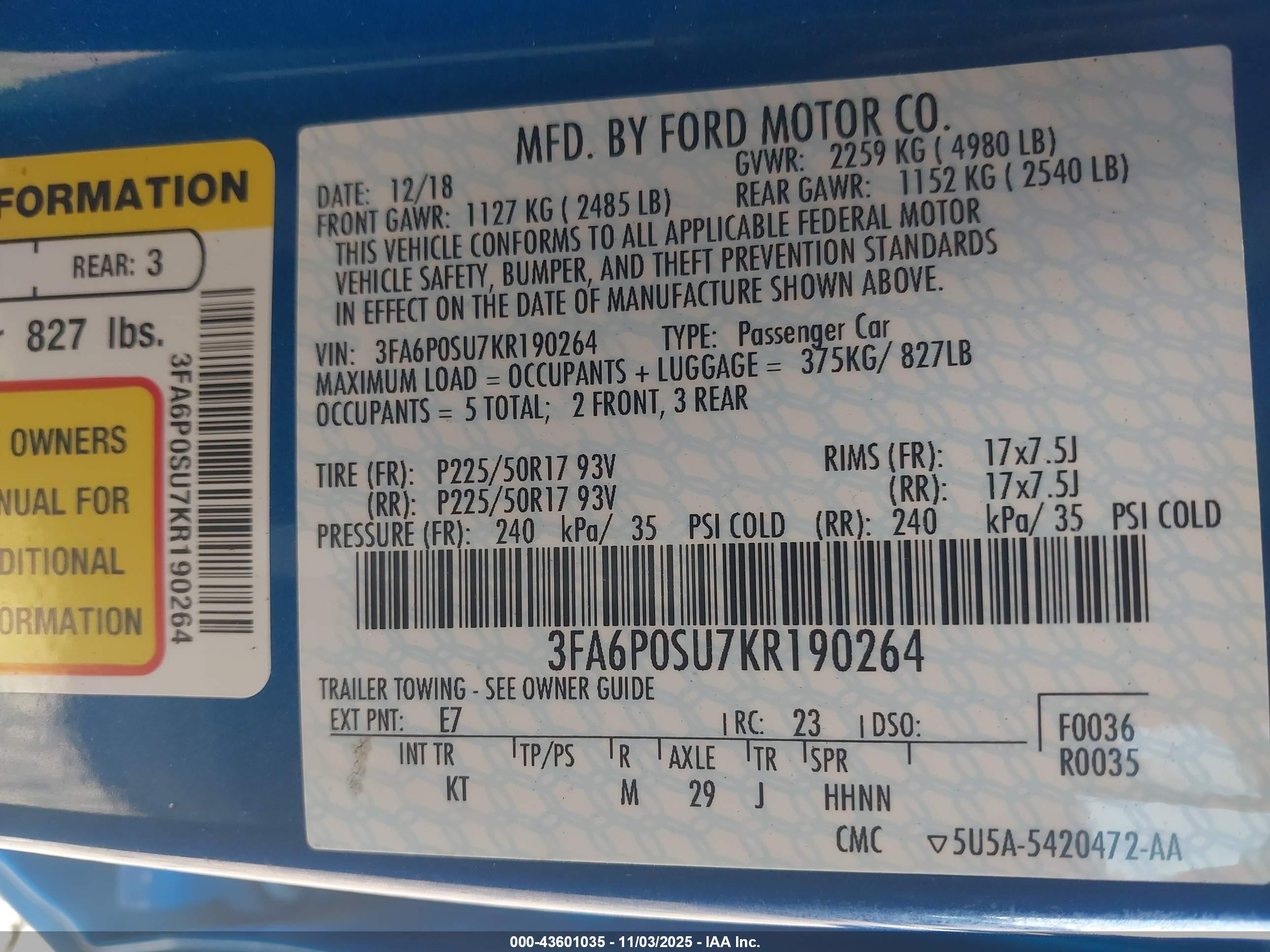 FORD FUSION image 9