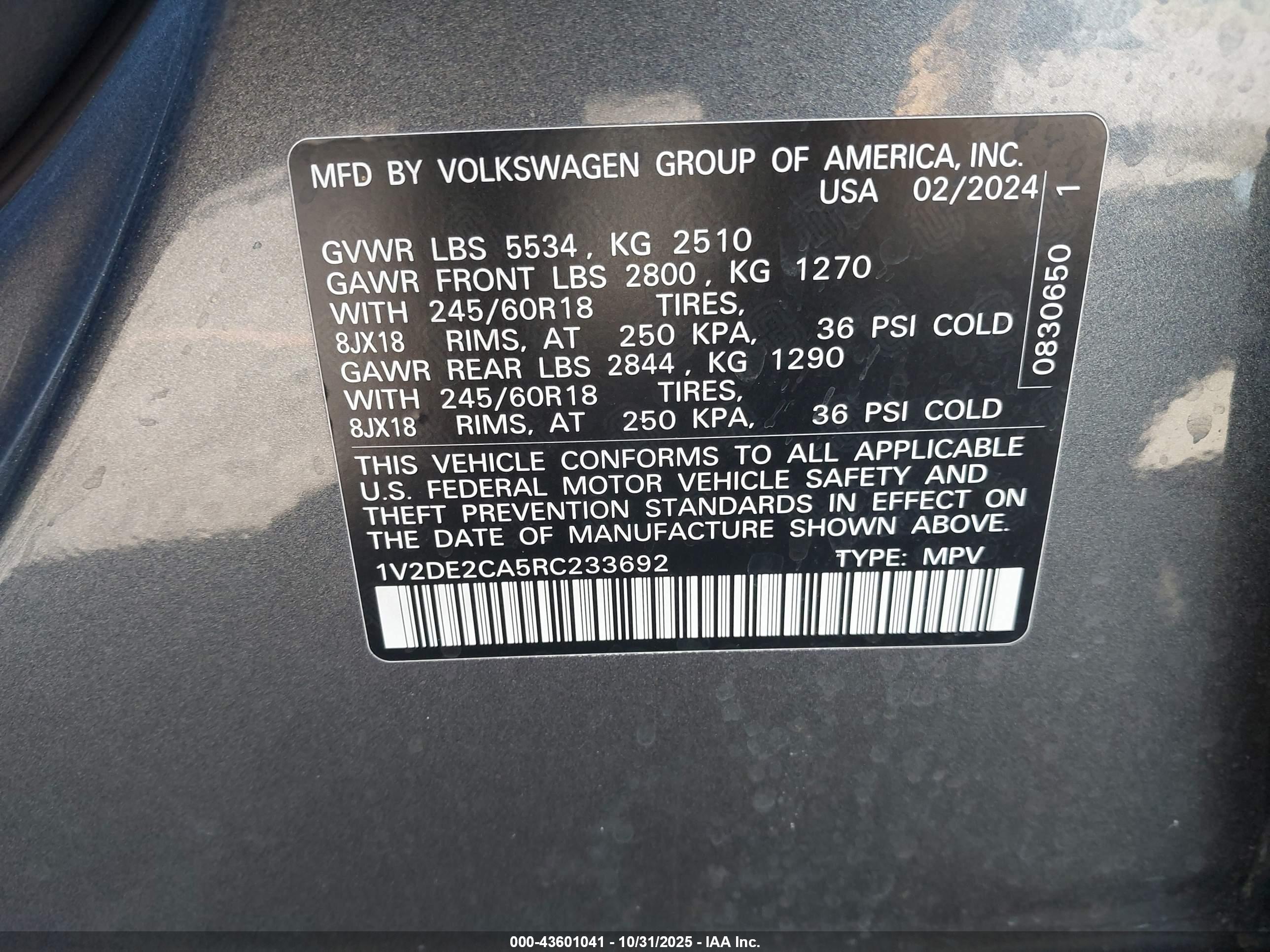 VOLKSWAGEN ATLAS image 9