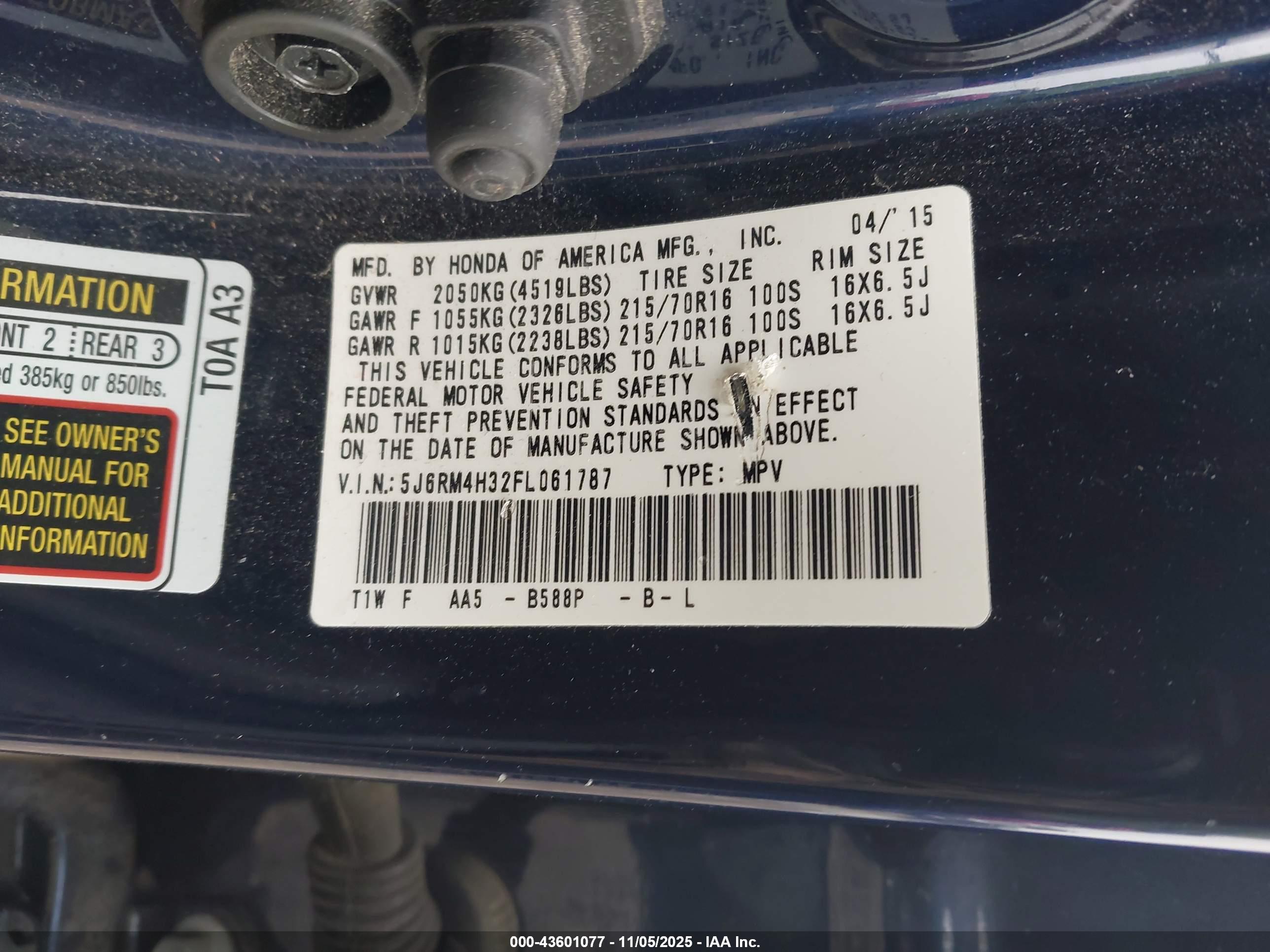HONDA CR-V image 9