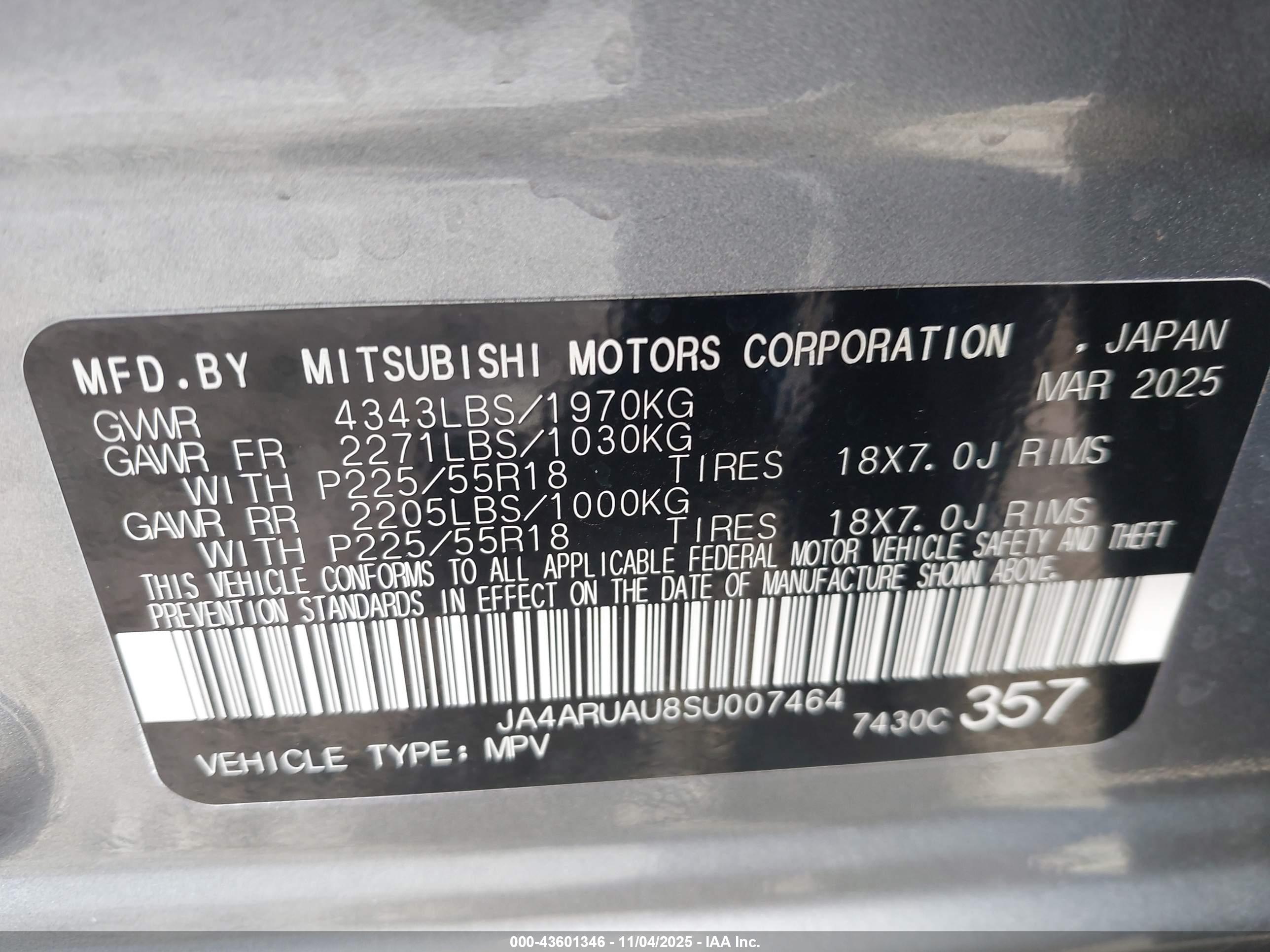 MITSUBISHI OUTLANDER image 9