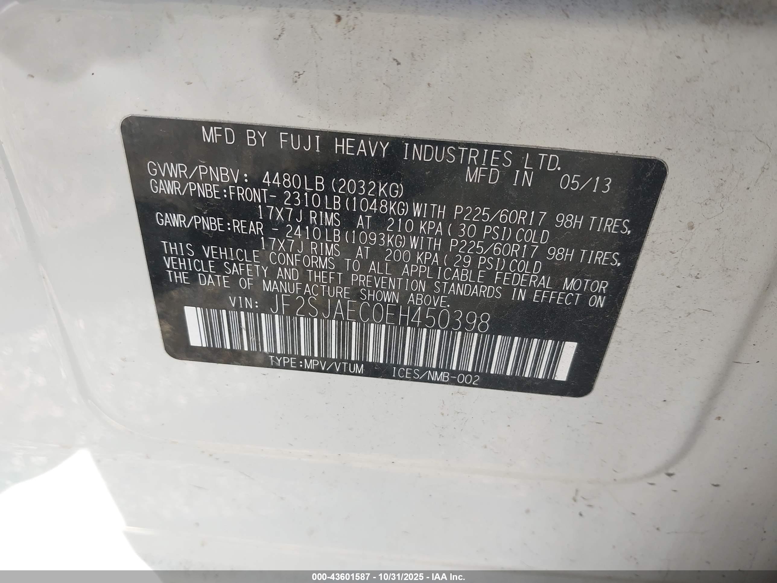 SUBARU FORESTER image 9