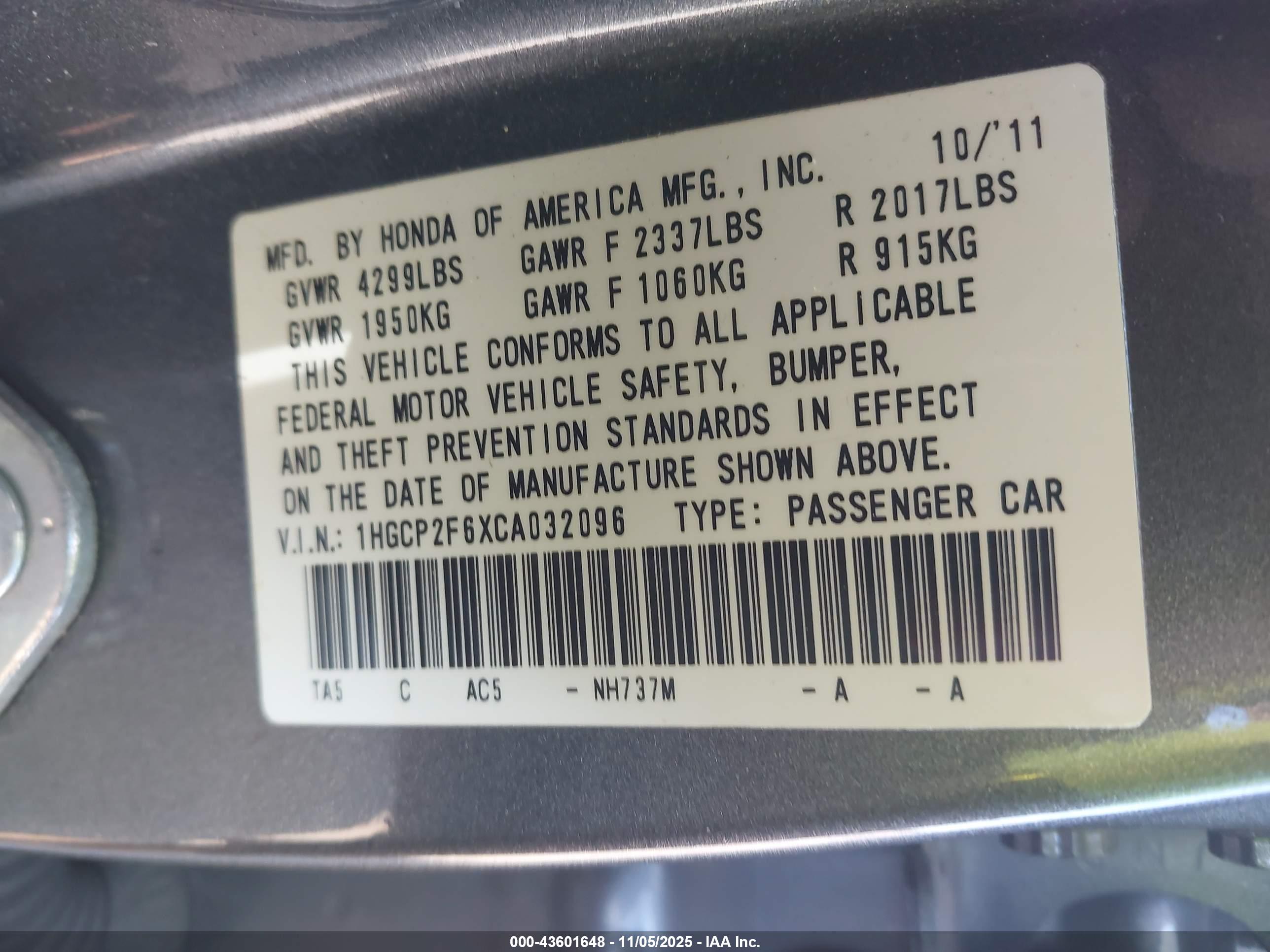 HONDA ACCORD image 9