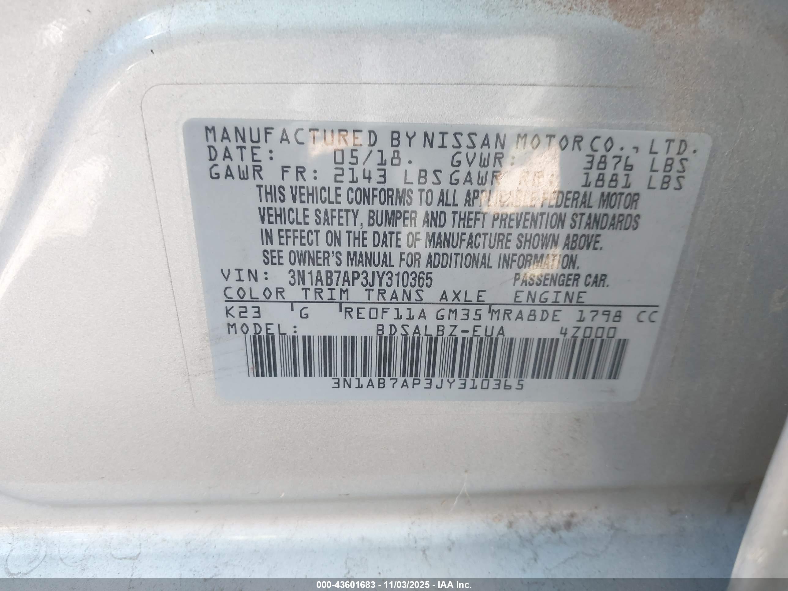 NISSAN SENTRA image 9