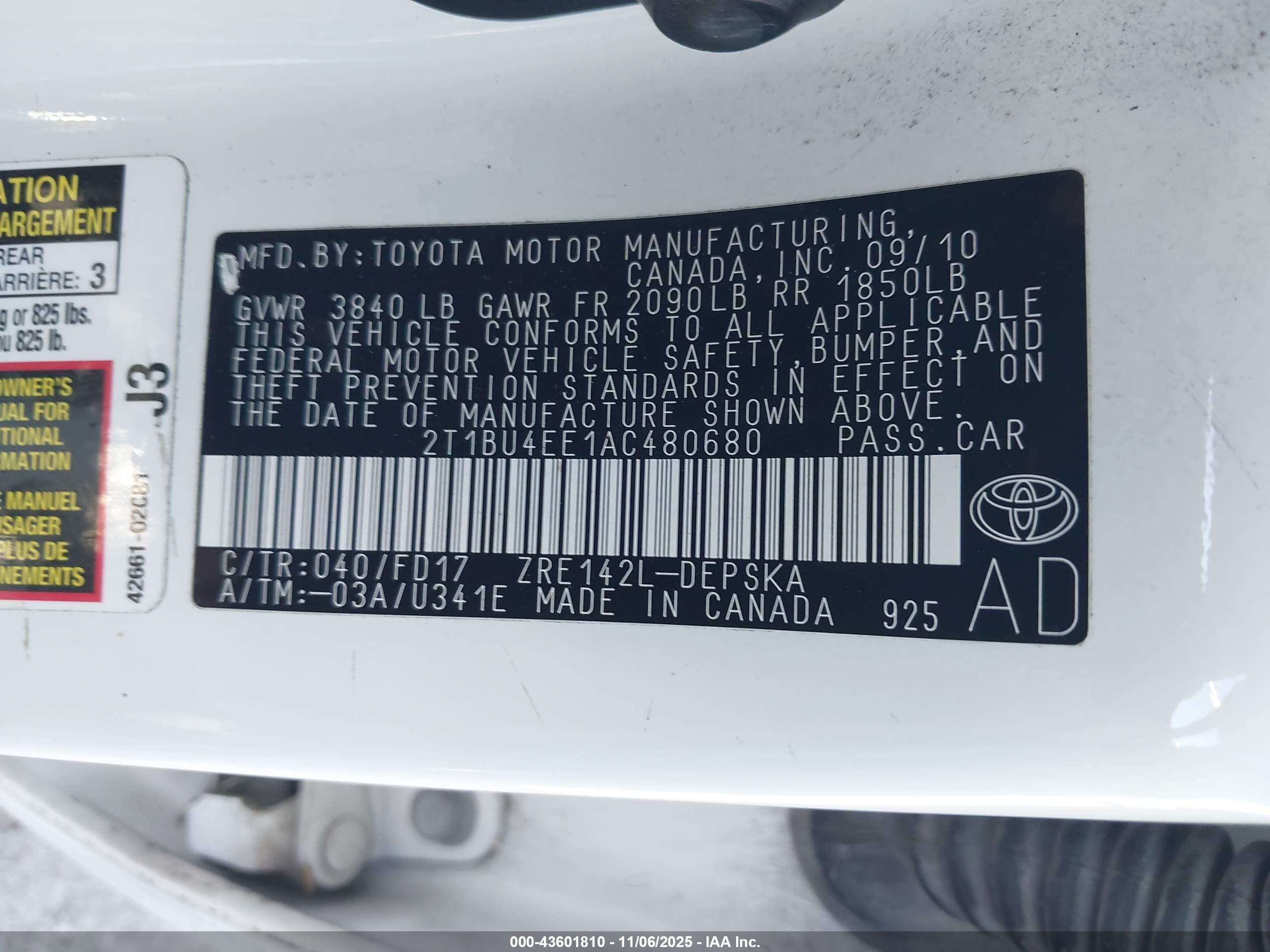 TOYOTA COROLLA image 9