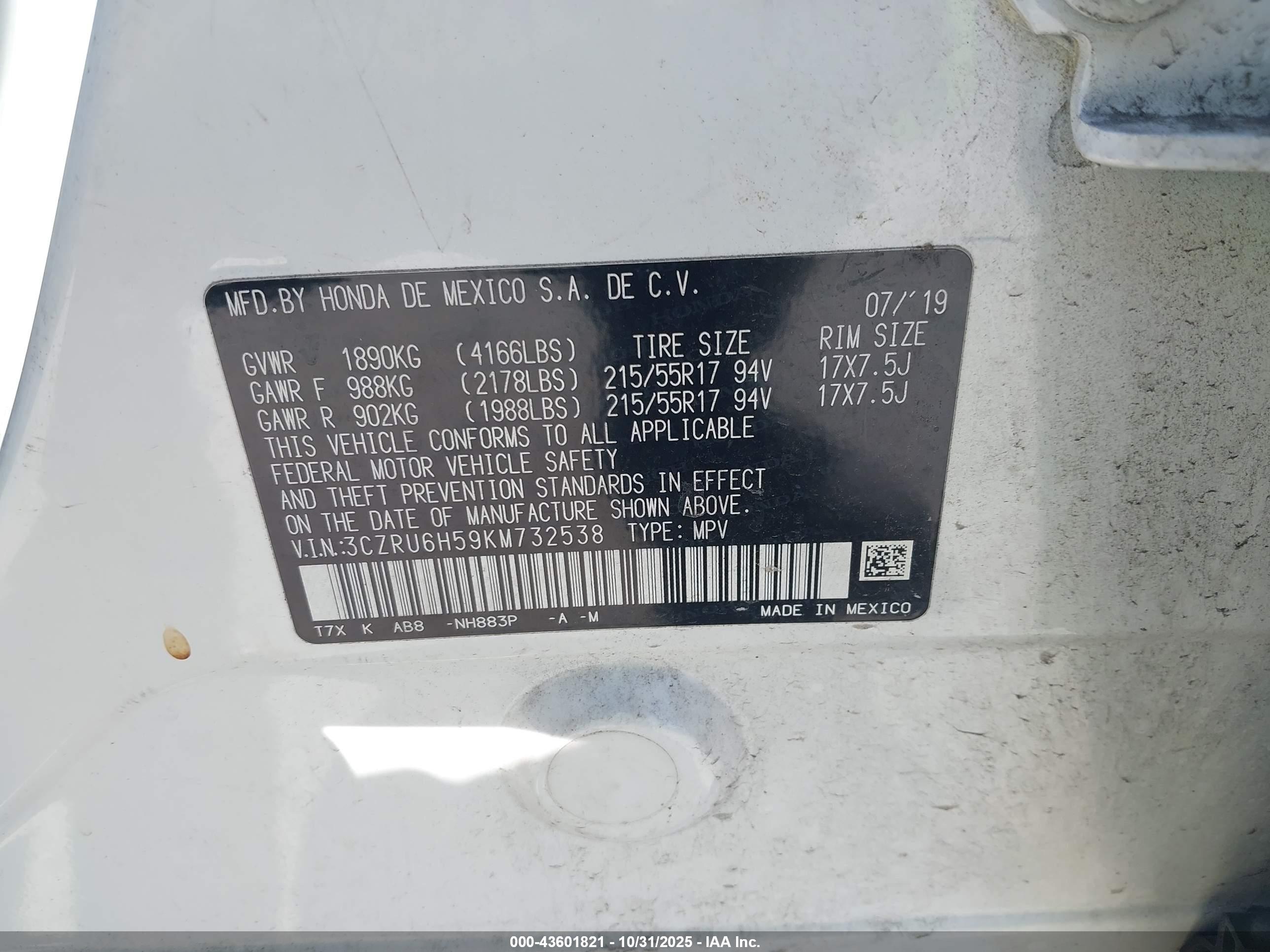 HONDA HR-V image 9
