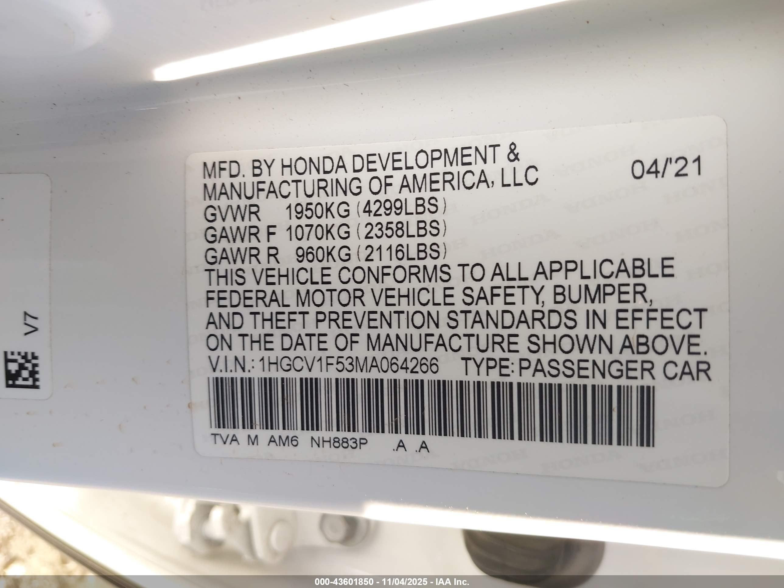 HONDA ACCORD image 9