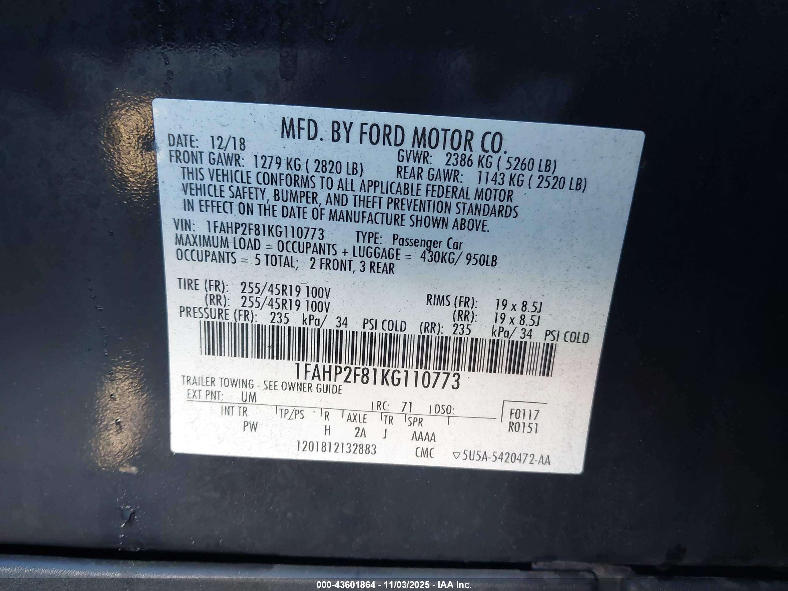FORD TAURUS image 9