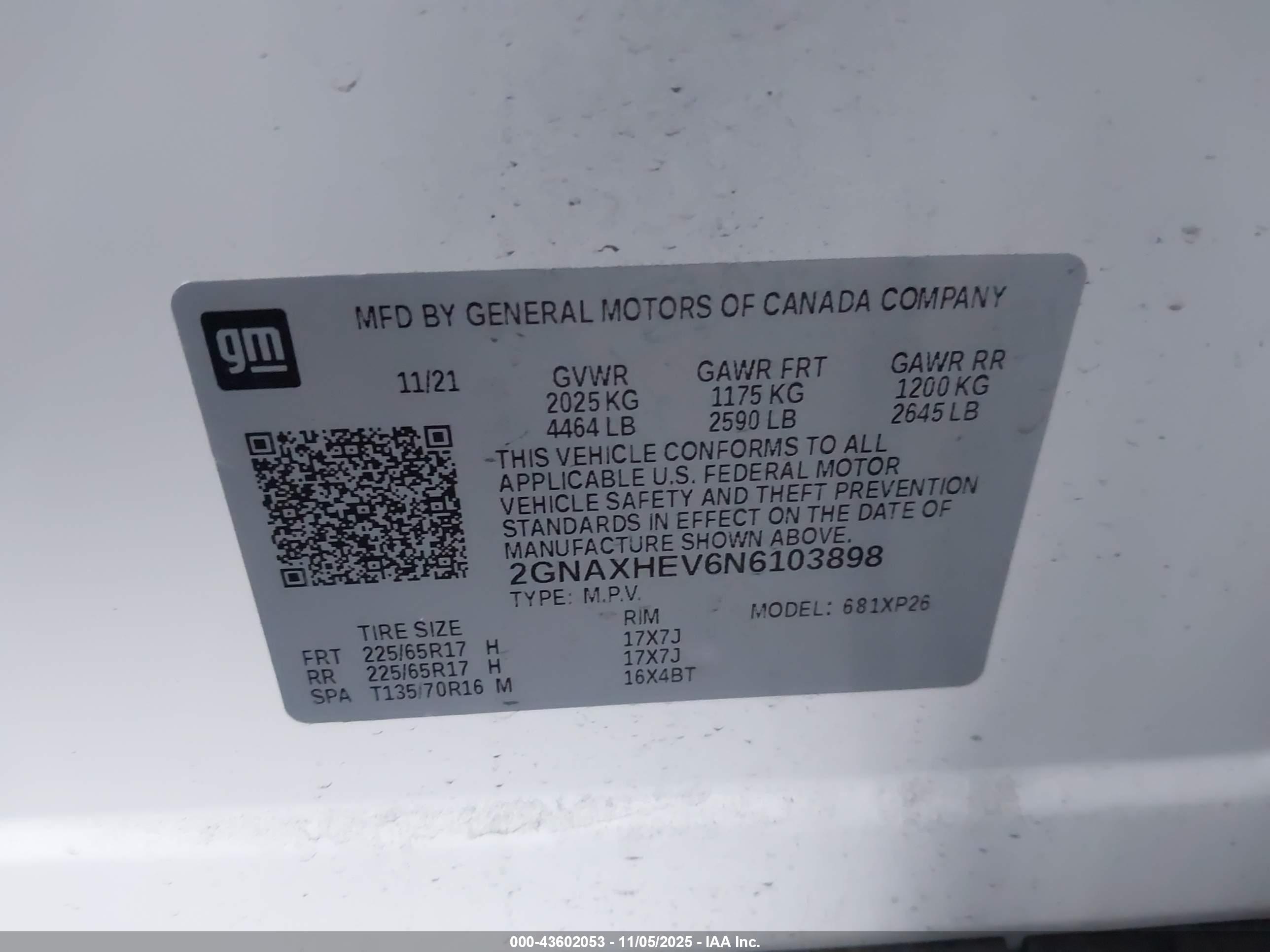 CHEVROLET EQUINOX image 9