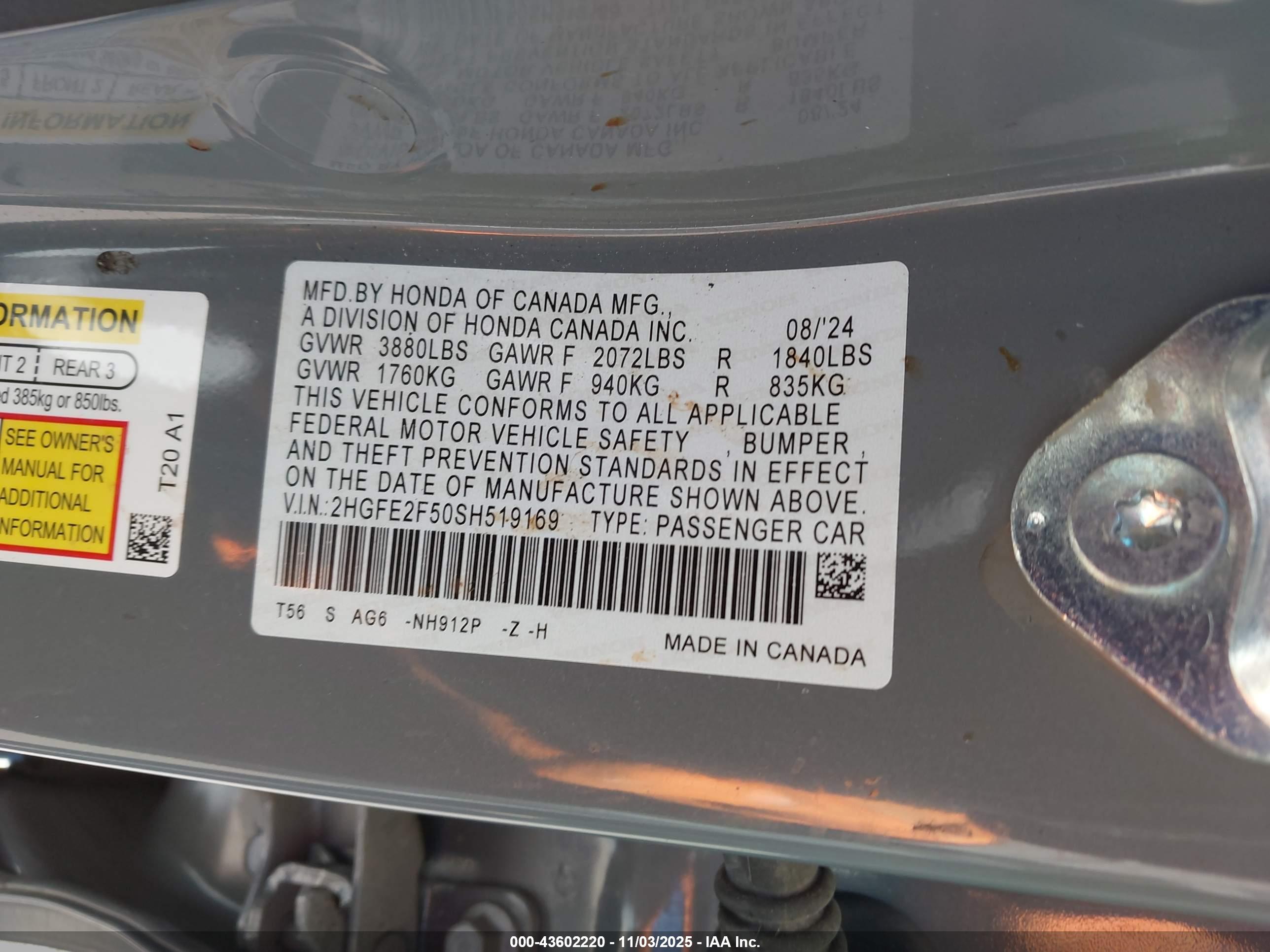 HONDA CIVIC image 9