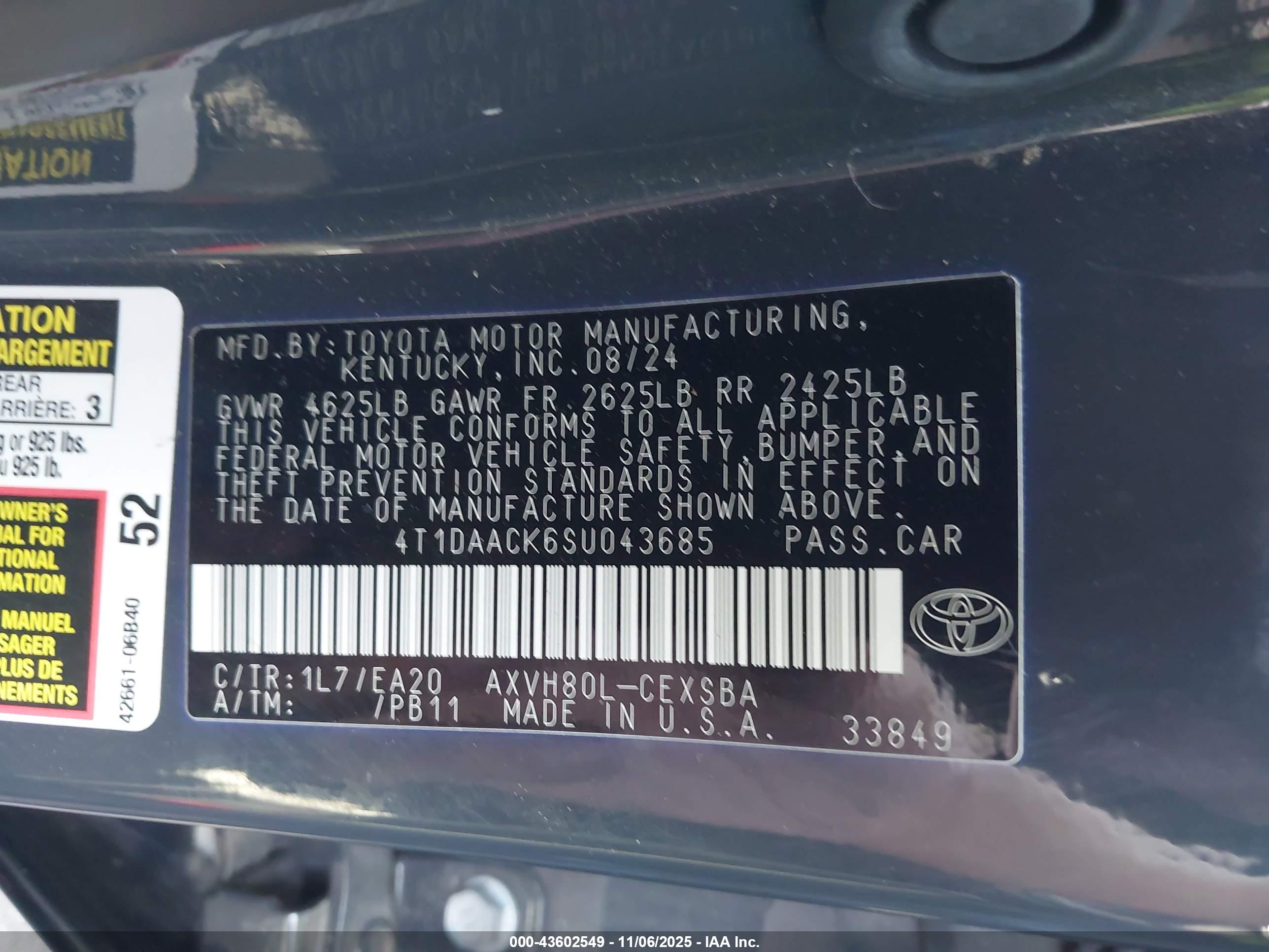 TOYOTA CAMRY image 9