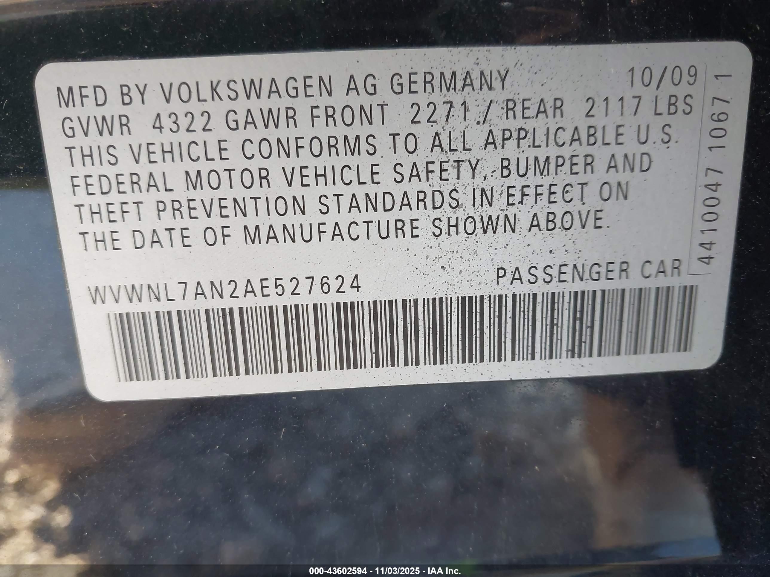VOLKSWAGEN CC image 9