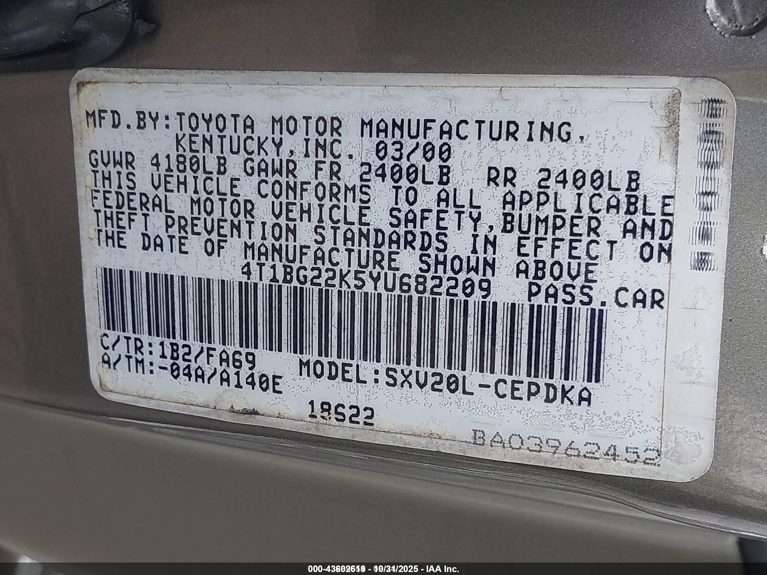 TOYOTA CAMRY image 9