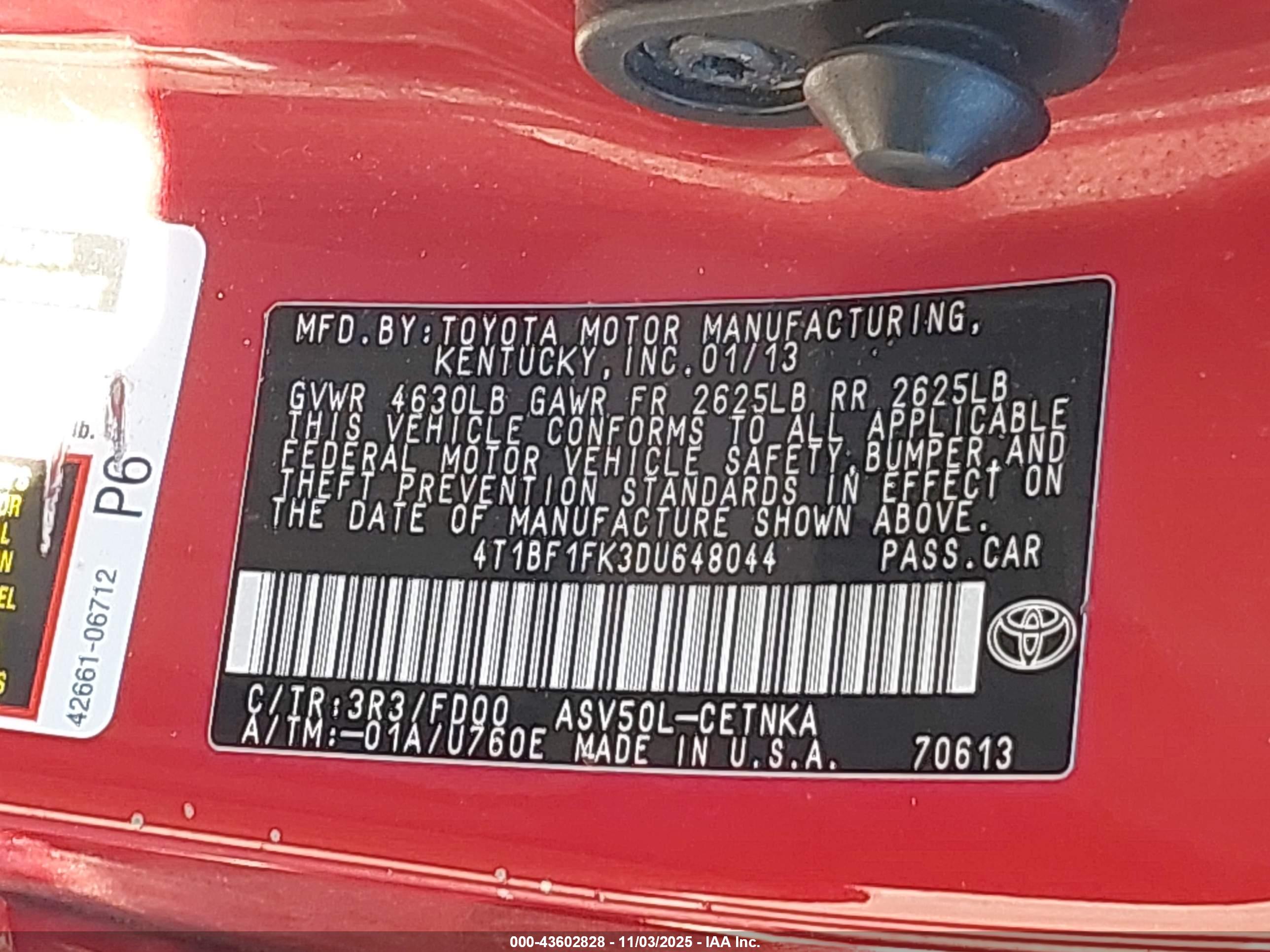 TOYOTA CAMRY image 9