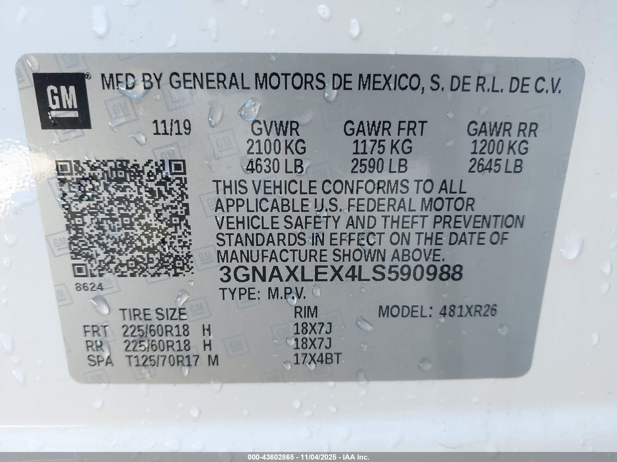 CHEVROLET EQUINOX image 9